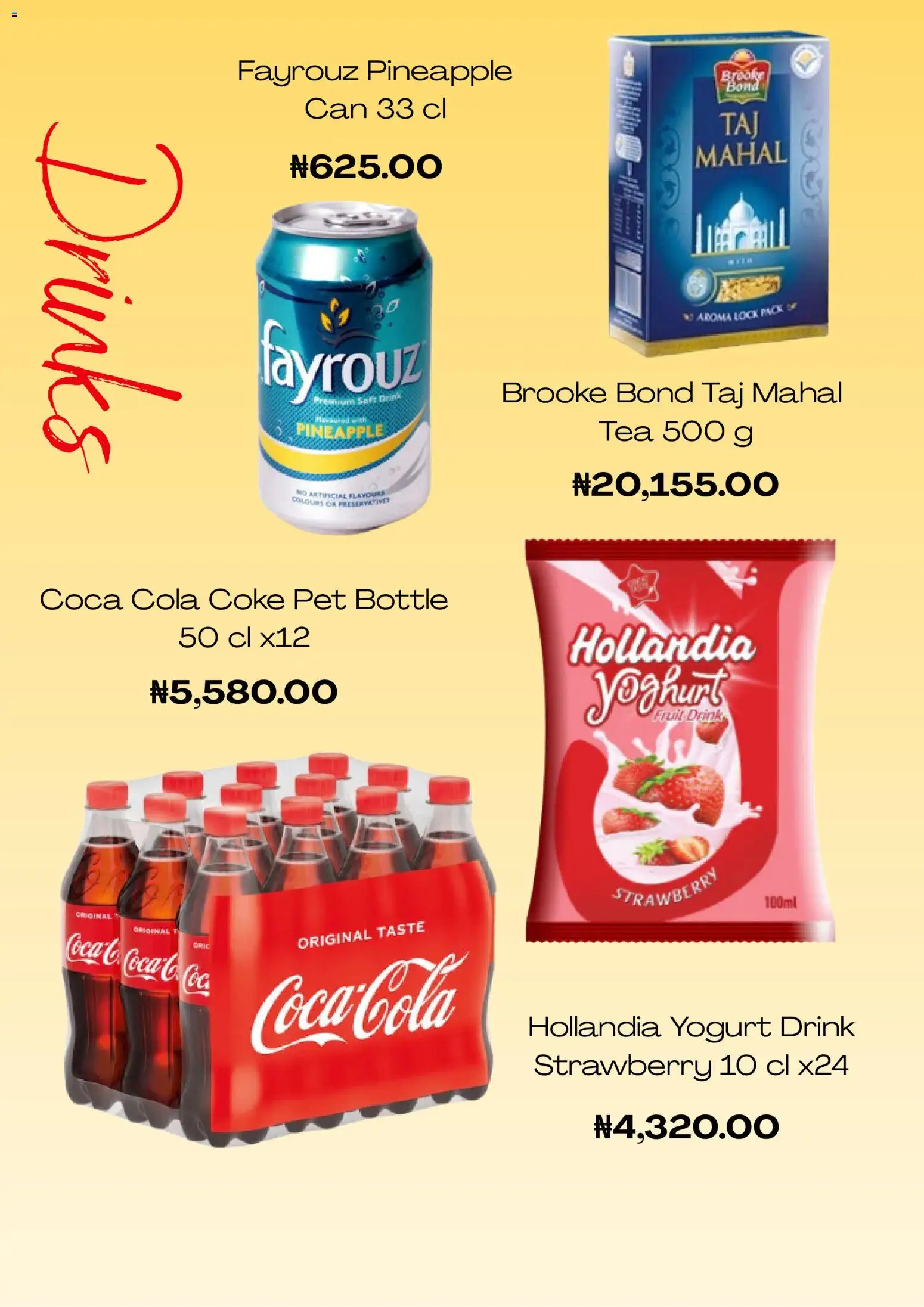 Supermart Catalogue valid from 01.04.2026 | Page: 3 | Products: Tea, Motika, Pineapple