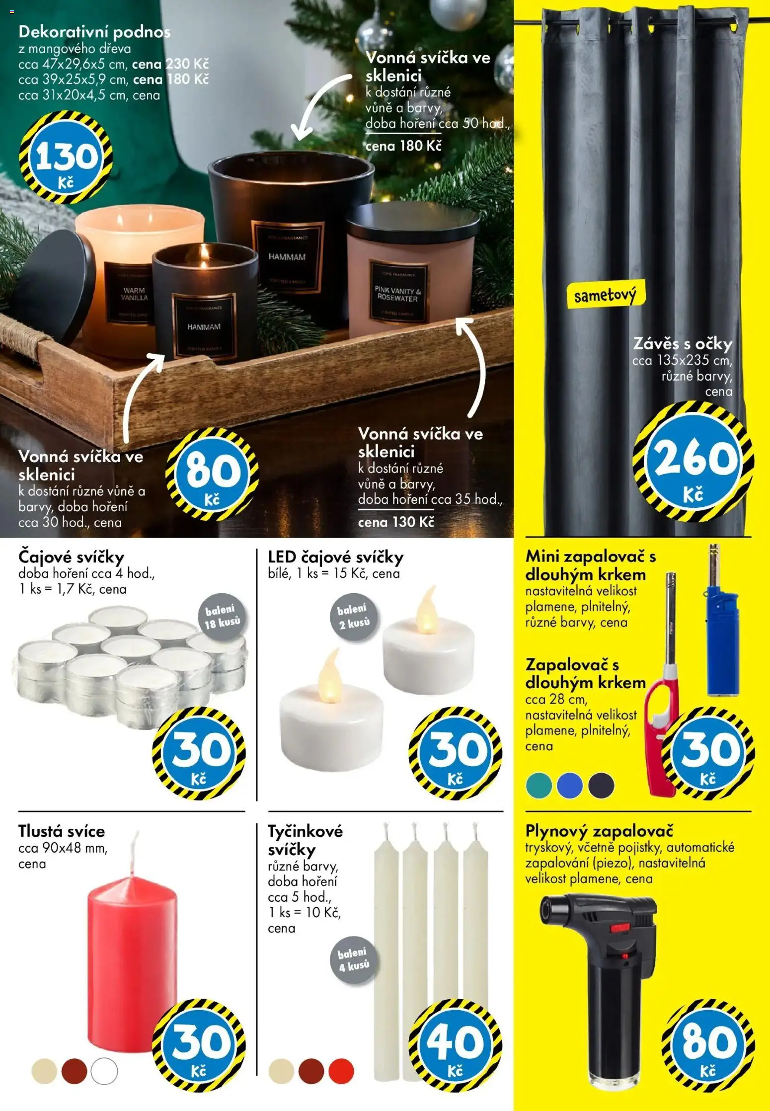 TEDi leták od 12.12.2025 | Strana: 10 | Produkty: Čajové svíčky, Svíčka, Svíčky, Led čajové svíčky