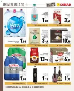 Volantino Spazio Conad del 30.07.2025 | Pagina: 10 | Prodotti: Caffè, Birra, Chinotto, Acqua