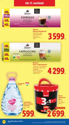 Lidl akciós ujság - amely érvényes a következő dátumtól: 07.08.2025 | Oldal: 62 | Termékek: Nescafé, Cappuccino, Kávé, Instant kávé
