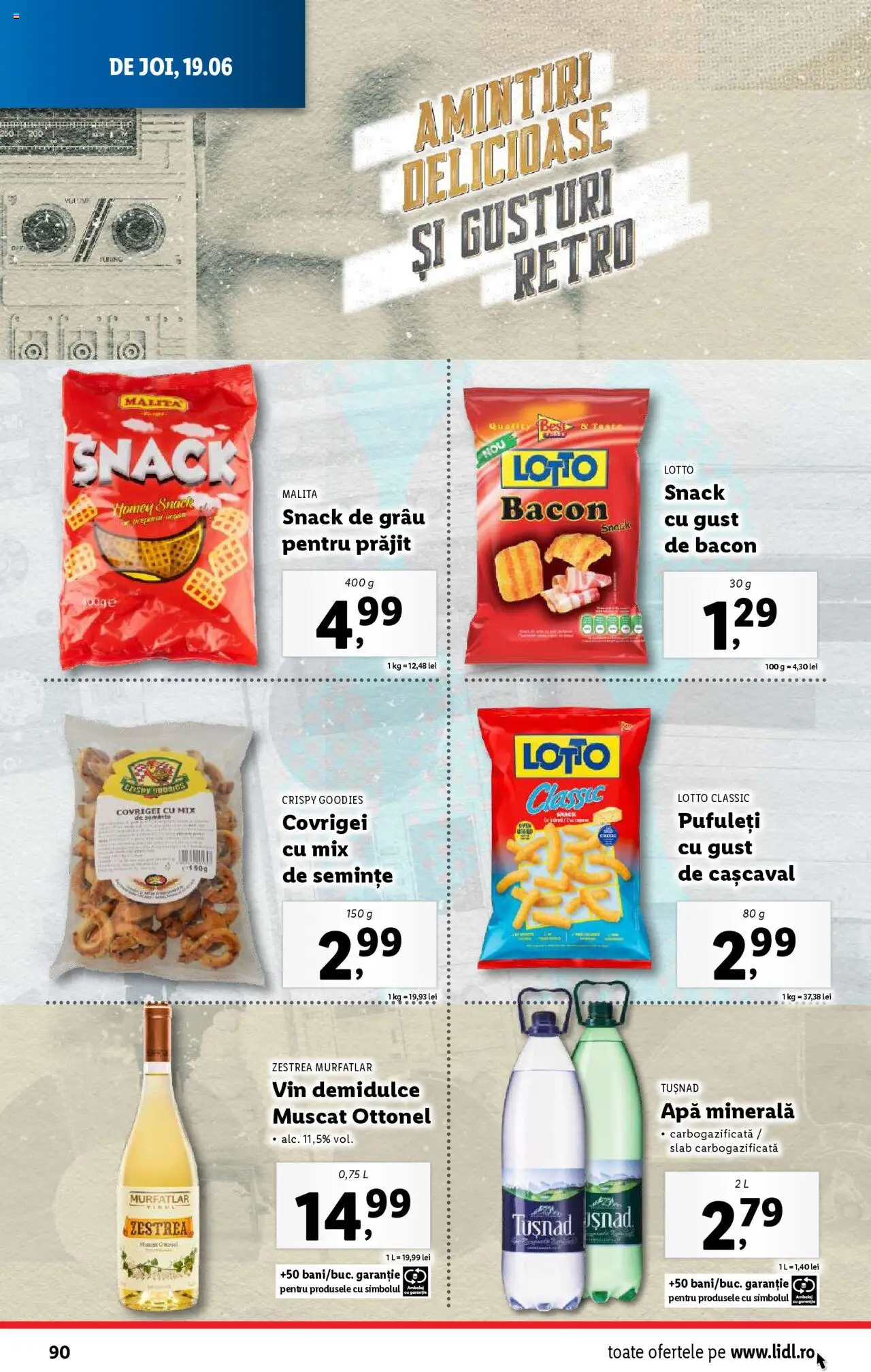 Catalog Lidl – valabil de la 16.06.2025 | Pagină: 90 | Produse: Yazı tahtası kalemi, Cașcaval, Vin, Pufuleți