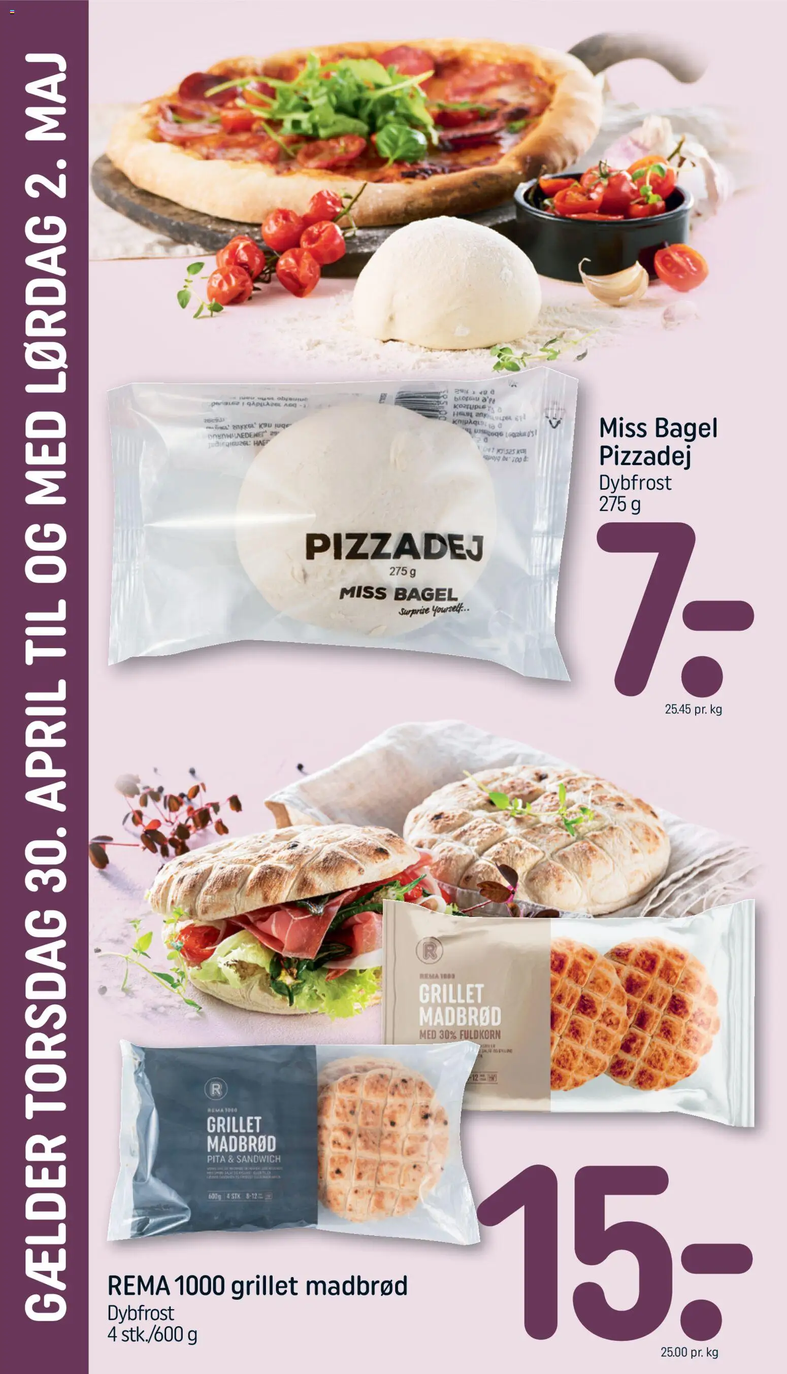 Rema 1000 tilbudsavis – gyldig fra 30.04.2026 | Side: 4 | Produkter: Pizzadej