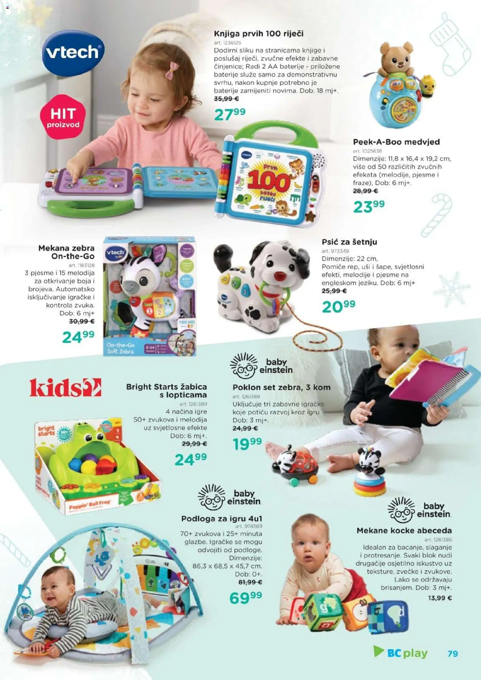 Baby Center katalog | vrijedi od 03.12.2025 | Stranica: 79 | Proizvodi: Zvečke, Baterije