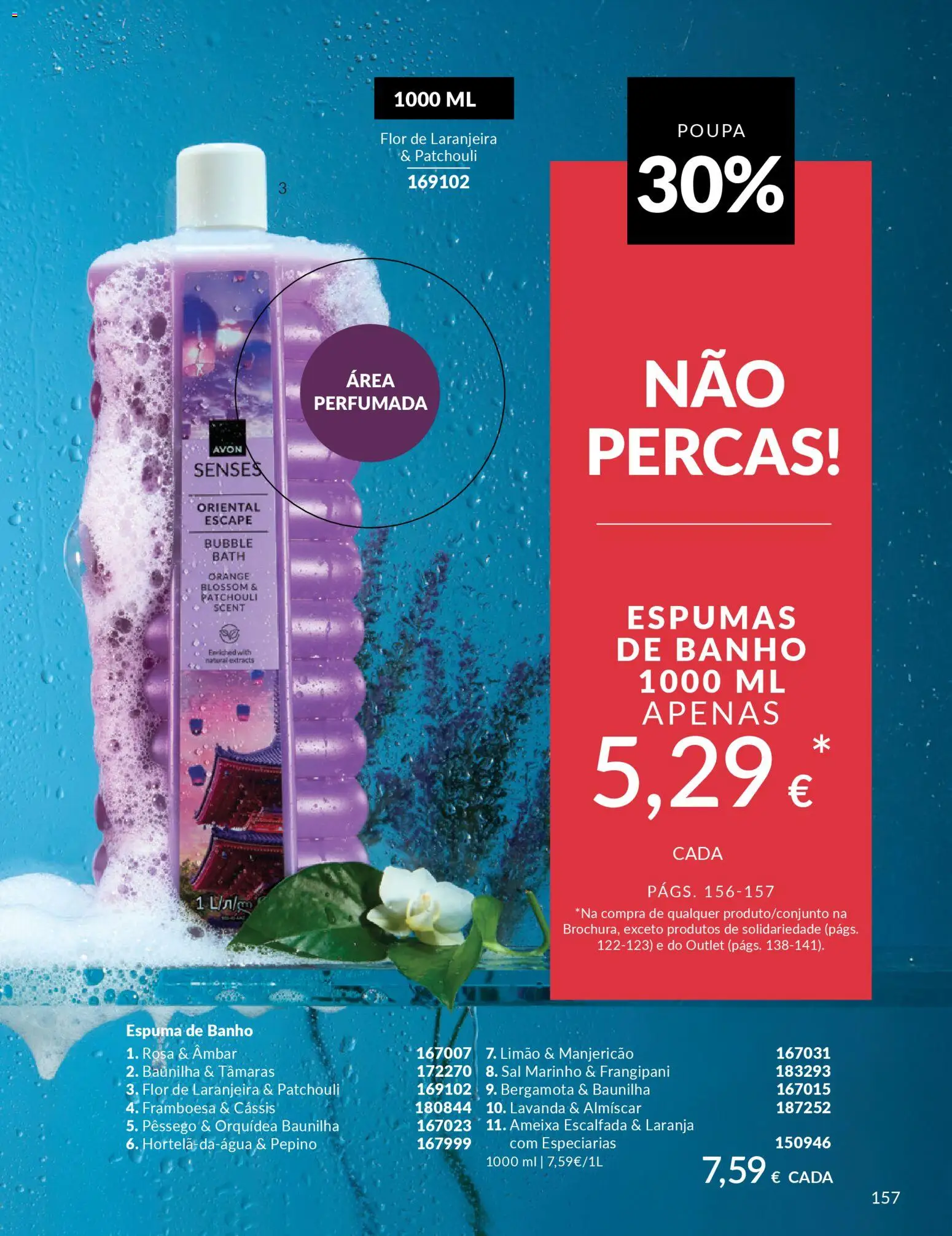 Catálogo Avon Campanha 3 │ válido de 01.03.2026 | Página: 177 | Produtos: Espuma de banho, Sal, Banho, Tâmaras