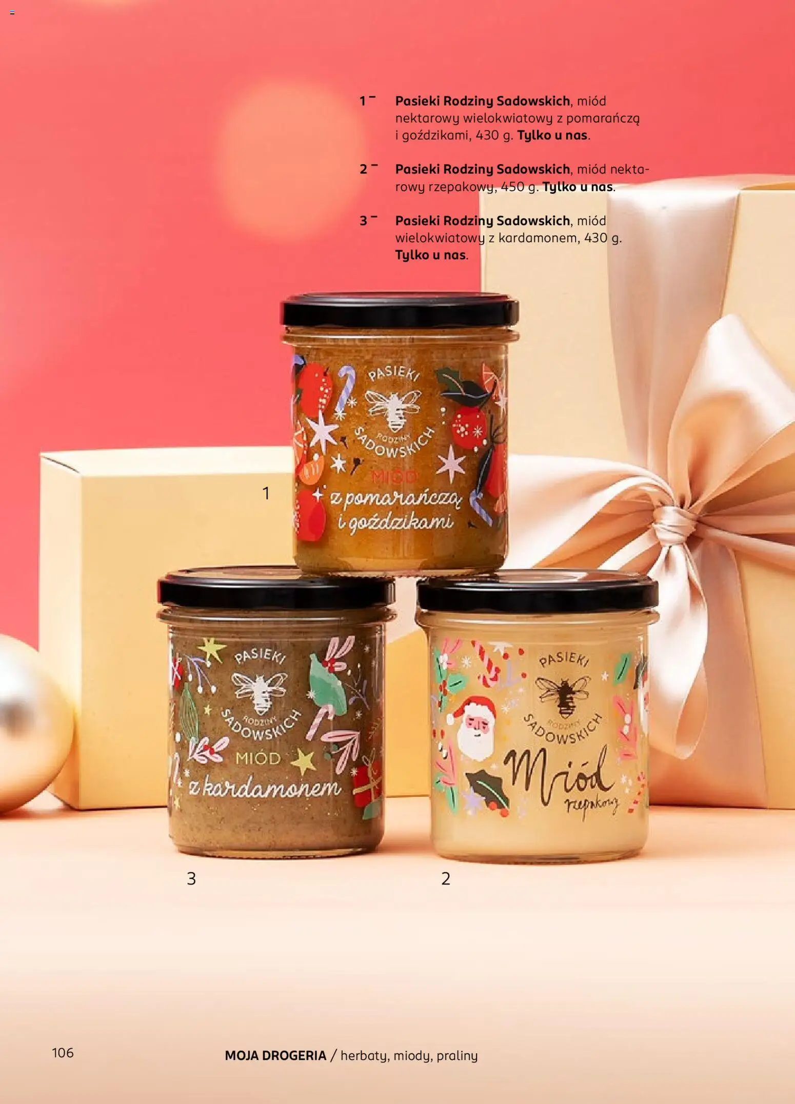 Rossmann Gazetka - Magazyn Moja Drogeria od 15.11.2025 | Strona: 108 | Produkty: Drogeria, Miód, Praliny