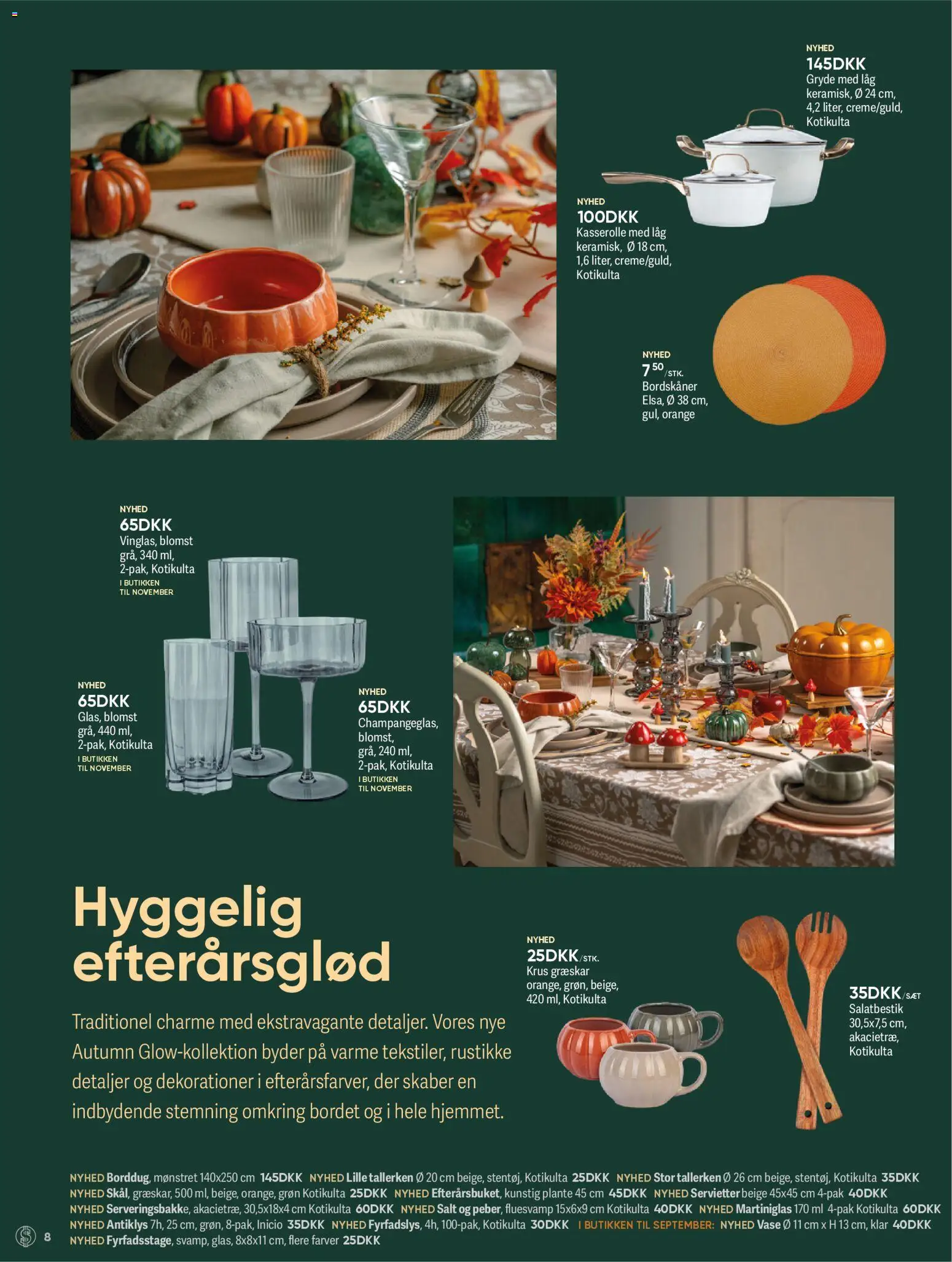Bigdollar tilbudsavis – gyldig fra 03.09.2025 | Side: 8 | Produkter: Græskar, Salt, Vase