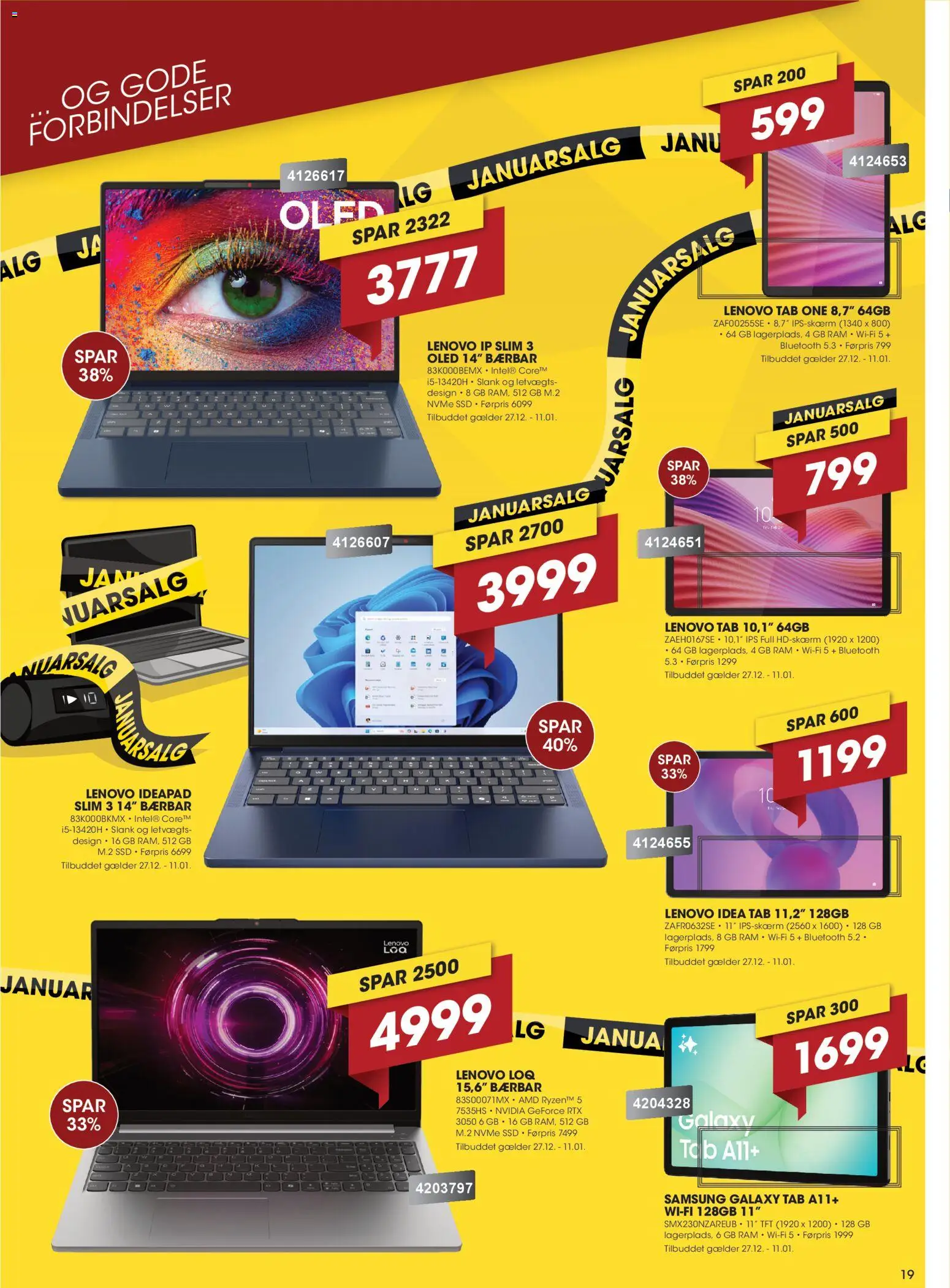 Punkt1 tilbudsavis – gyldig fra 27.12.2025 | Side: 19 | Produkter: RAM, SSD