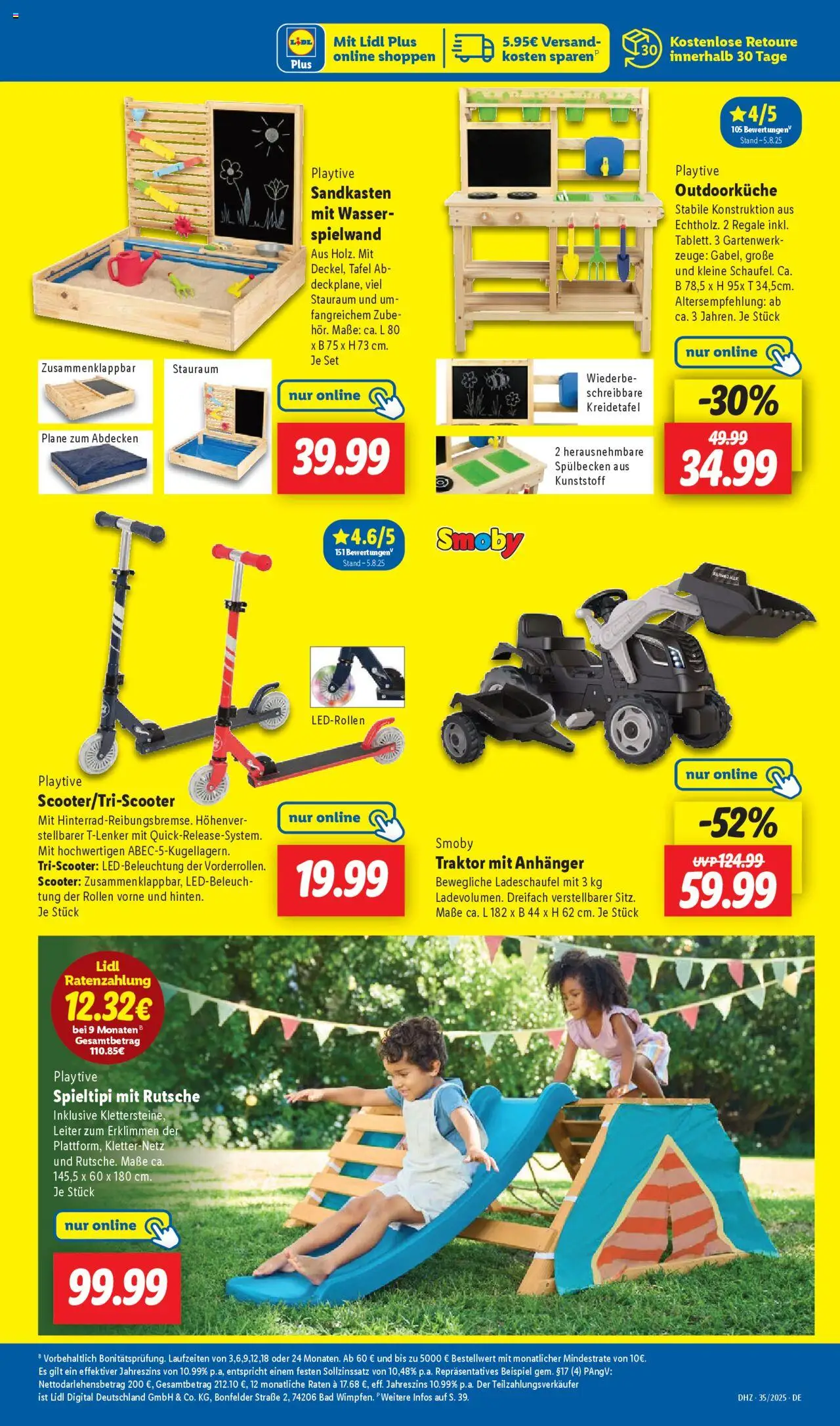 Lidl Prospekt Uffenheim - gültig ab dem 25.08.2025 | Seite: 39 | Produkte: Bad, Scooter, Wasser