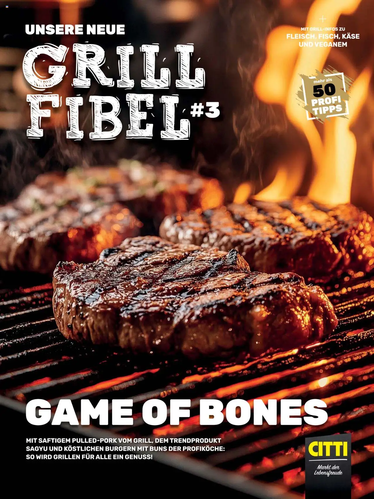 CITTI Markt Grill Fibel - gültig ab dem 25.06.2025 | Seite: 1 | Produkte: Grill, Käse