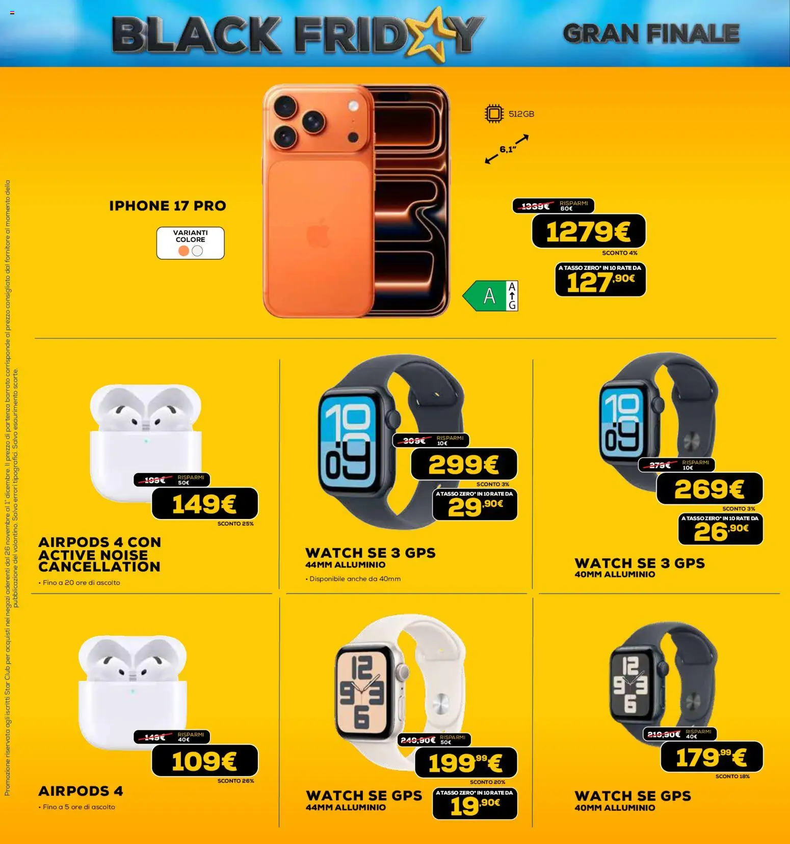 Volantino Euronics del 26.11.2025 | Pagina: 84 | Prodotti: Iphone, Alluminio, Airpods