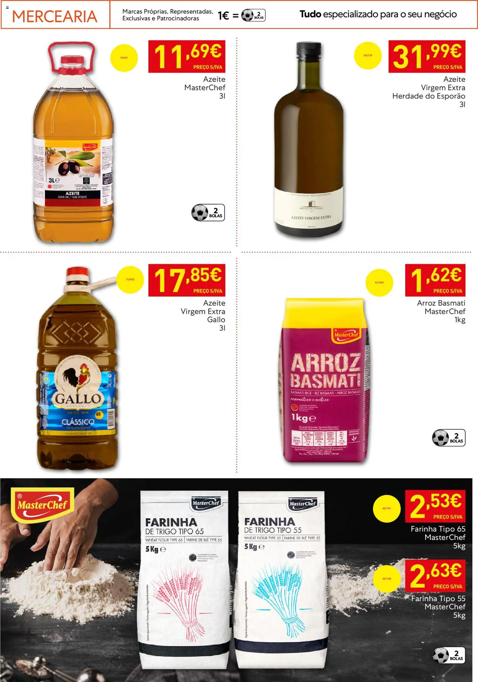 Recheio Horeca │ válido de 24.03.2026 | Página: 19 | Produtos: Azeite, Arroz basmati, Arroz