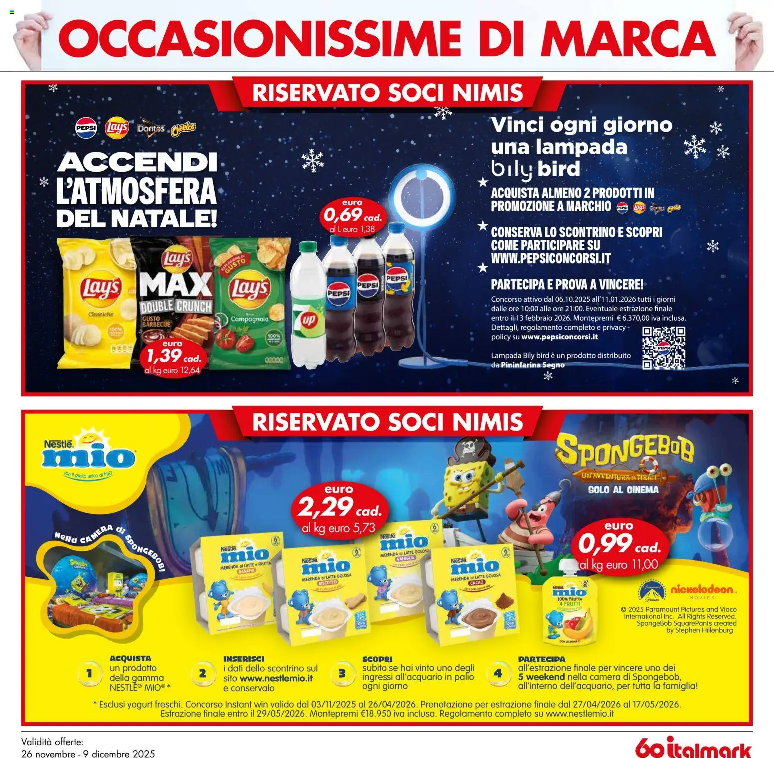 Volantino Italmark del 26.12.2025 | Pagina: 11 | Prodotti: Frutta, Barbecue, Latte, Pepsi