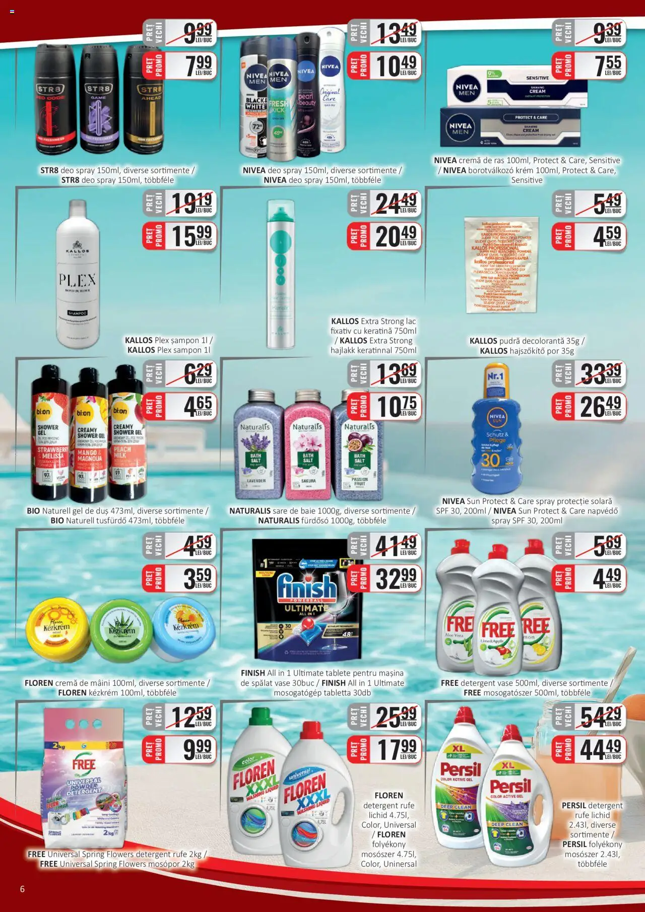 CBA catalog - C+C – valabil de la 01.08.2025 | Pagină: 6 | Produse: Şerit ödül, Sare de baie, Cremă de mâini, Mango