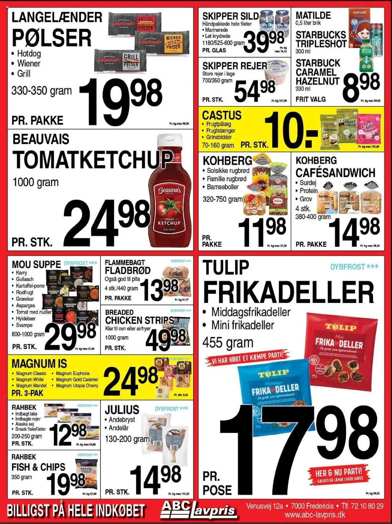 Abc Lavpris tilbudsavis – gyldig fra 15.10.2025 | Side: 3 | Produkter: Ketchup, Is, Frikadeller, Sild