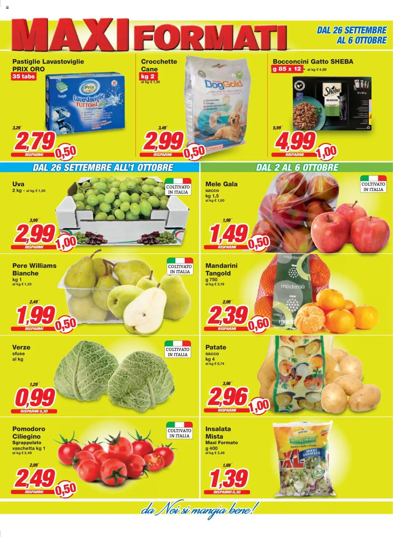 Volantino Prix del 26.09.2025 | Pagina: 13 | Prodotti: Mele, Mandarini, Insalata, Lavastoviglie