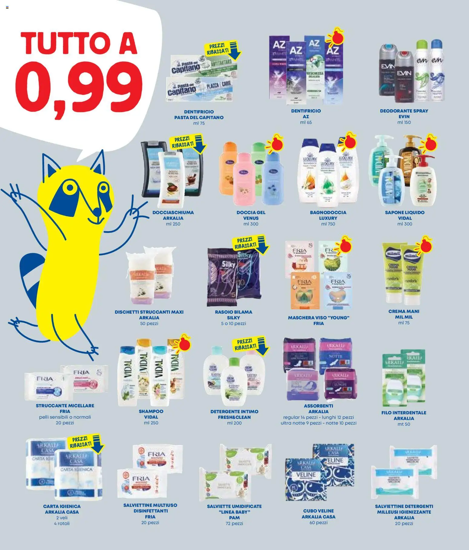 Volantino Panorama del 06.11.2025 | Pagina: 2 | Prodotti: Struccante, Filo interdentale, Veline, Doccia