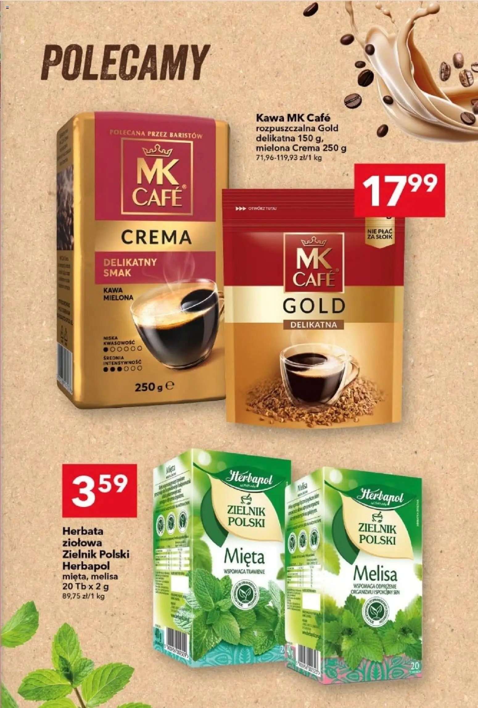 Lewiatan gazetka od 09.04.2026 | Strona: 11 | Produkty: Mięta, Kawa, Herbata, Melisa