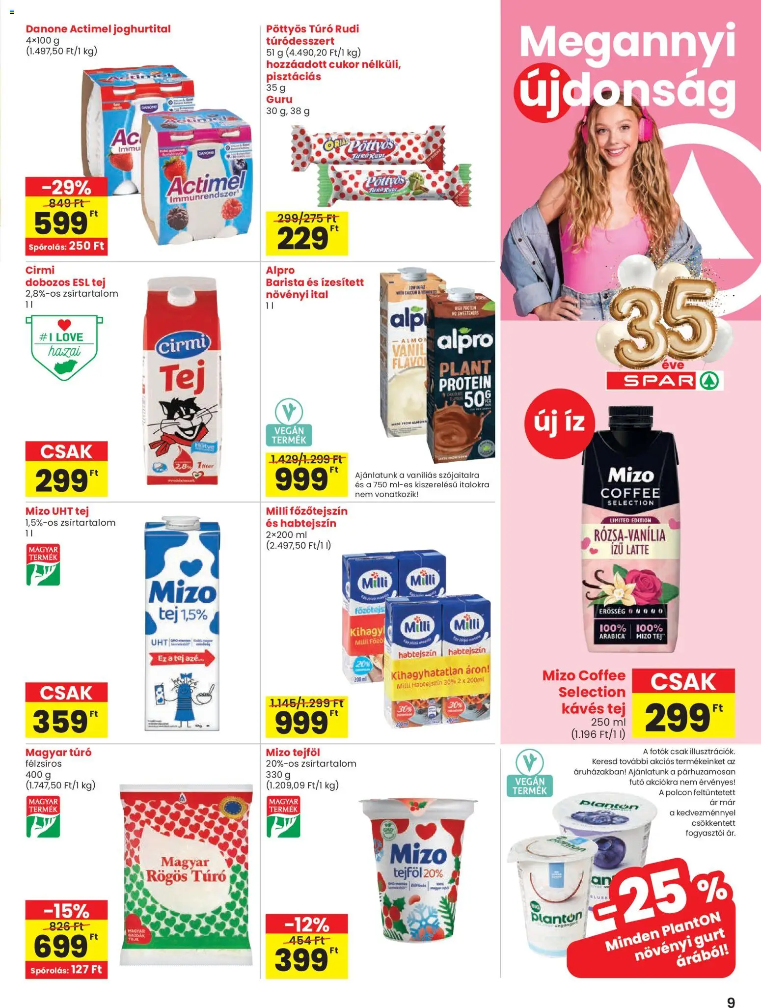 Spar akciós ujság - amely érvényes a következő dátumtól: 12.02.2026 | Oldal: 9