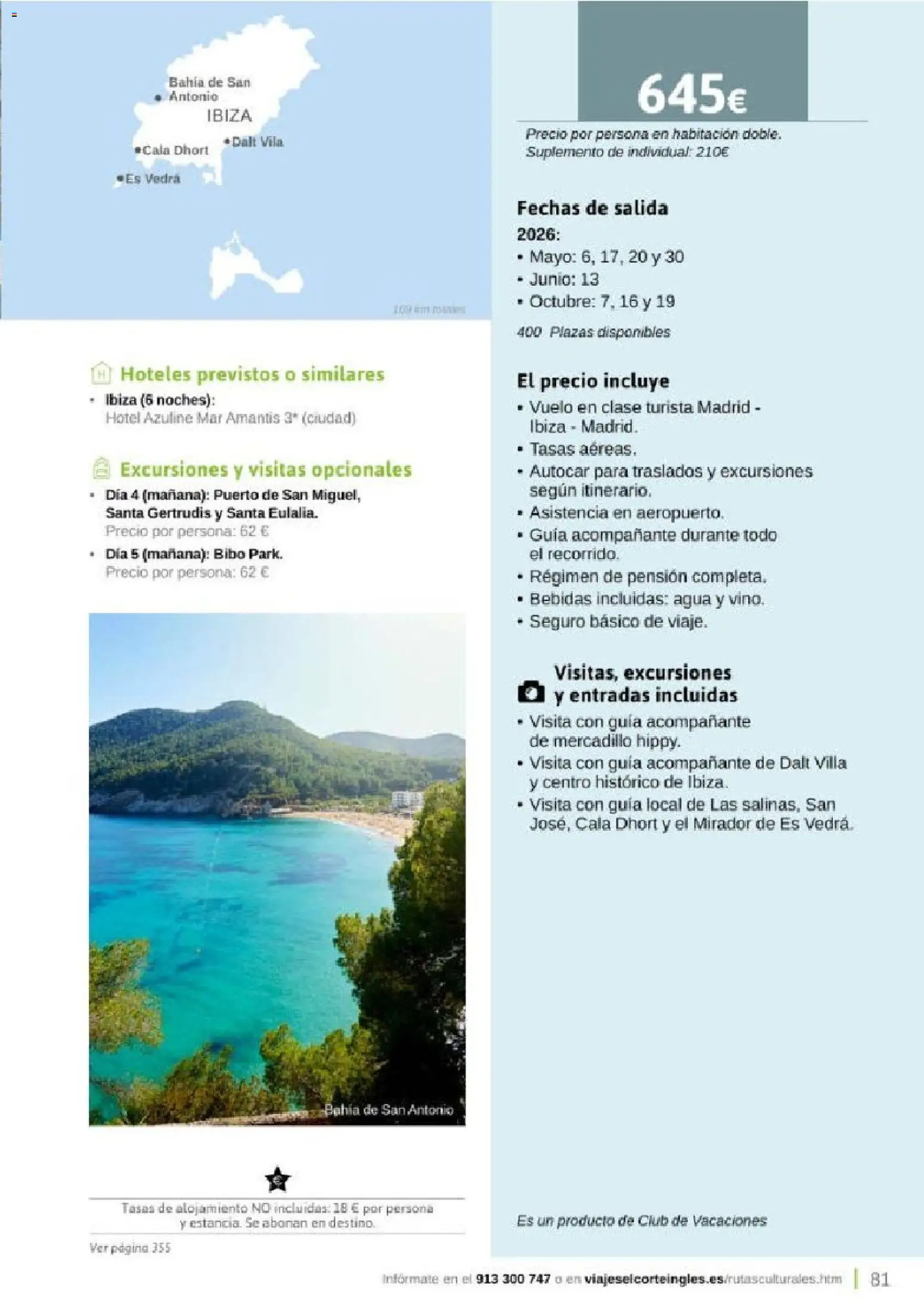 Viajes El Corte Inglés Rutas Culturales de la Comunidad de Madrid │ válido desde el 01.04.2026 | Página: 81