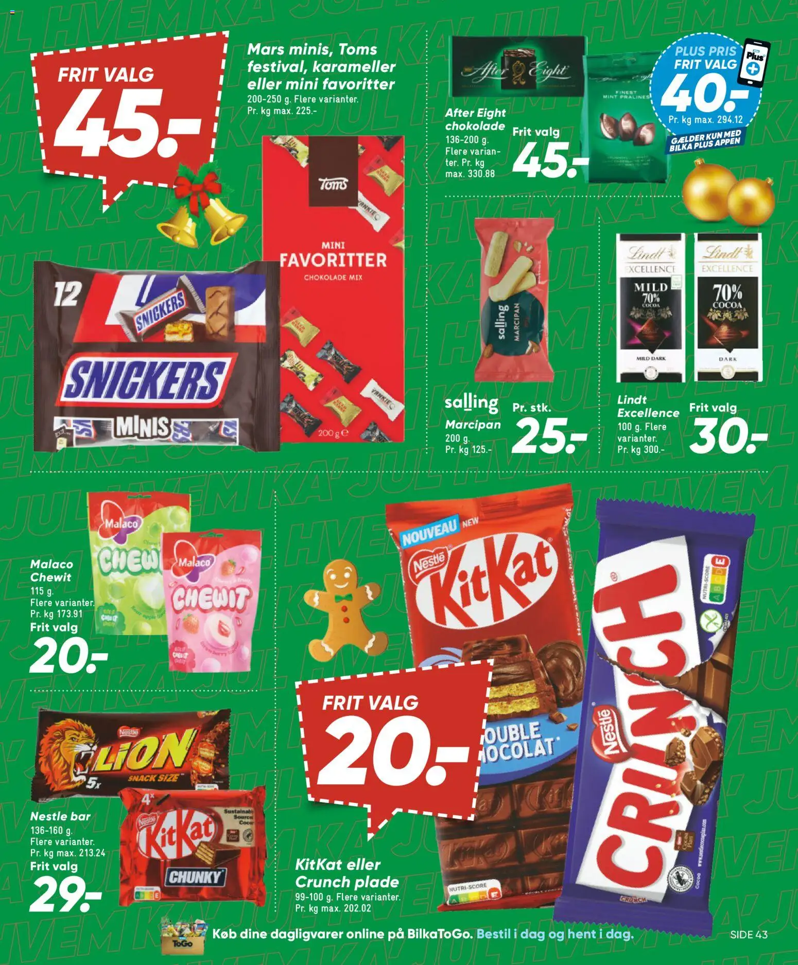 Bilka tilbudsavis – gyldig fra 28.11.2025 | Side: 51 | Produkter: Chokolade, Marcipan, Karameller