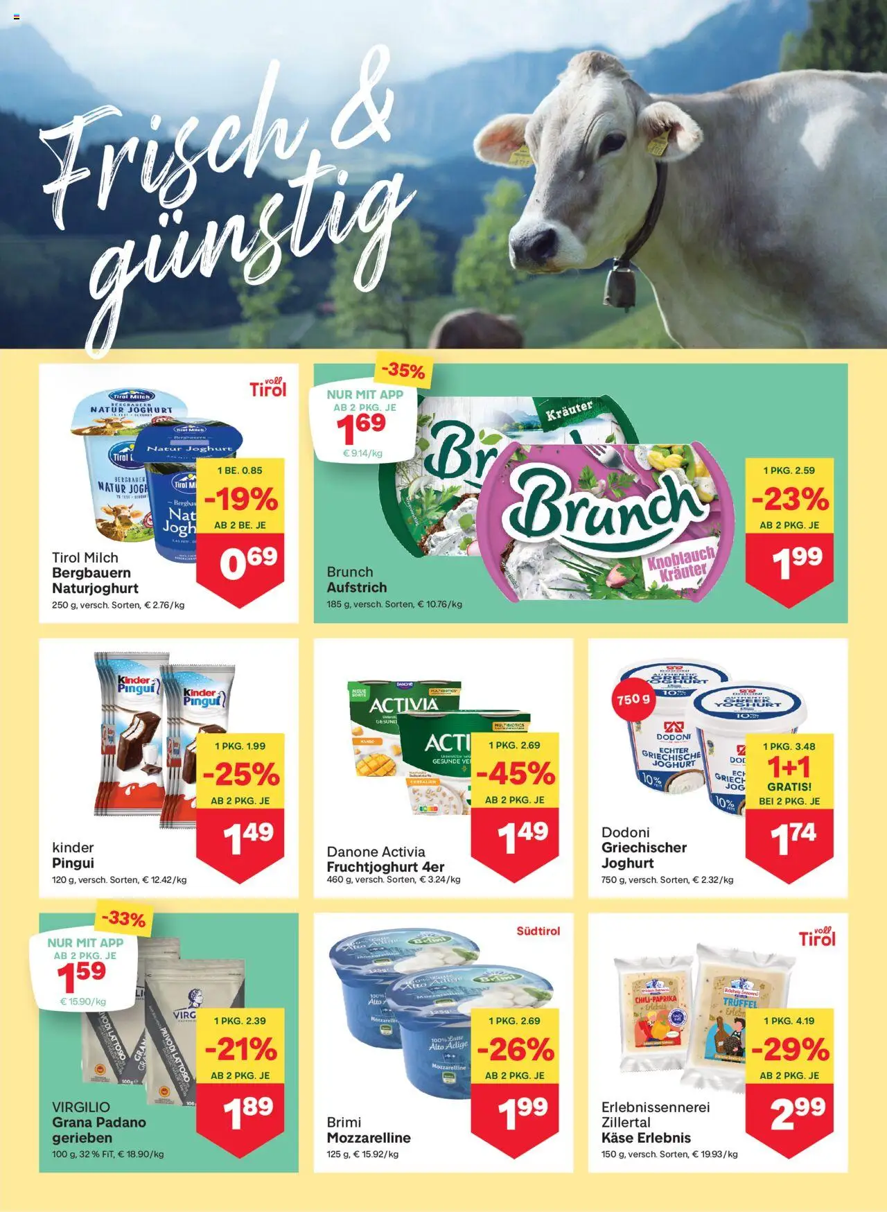 MPREIS Hohenems gültig ab 18.09.2025 | Seite: 5 | Produkte: Knoblauch, Milch, Käse, Joghurt
