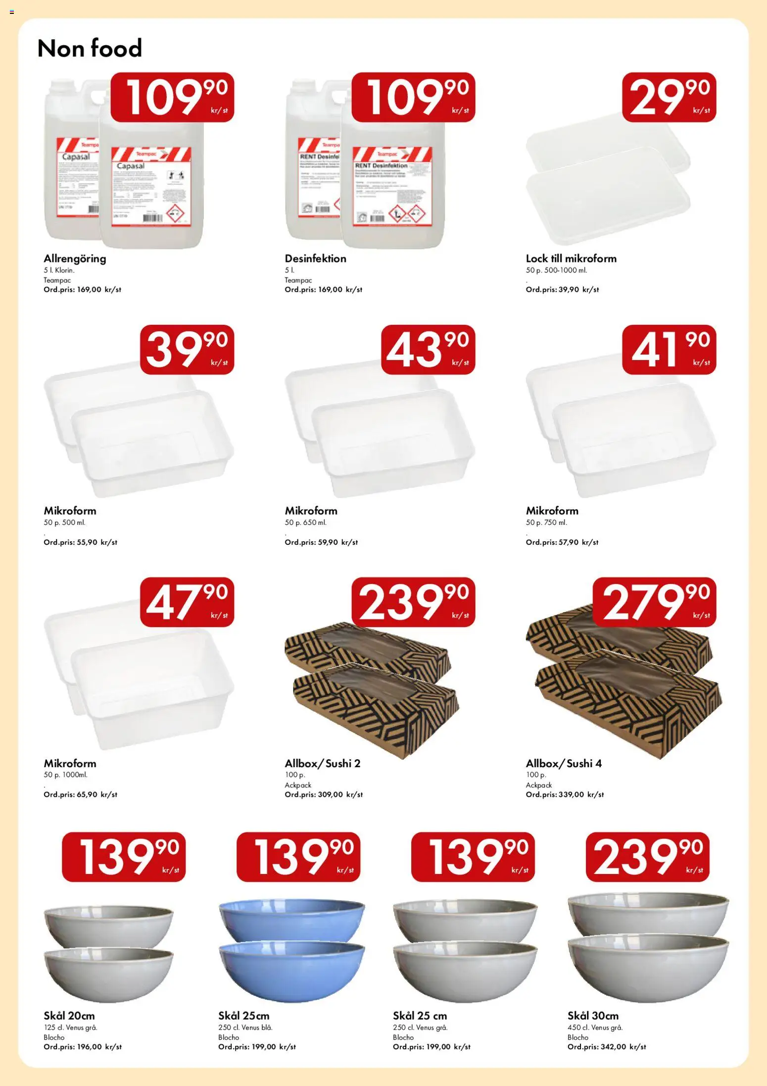 Snabbgross reklamblad aktuell från 09.03.2026 | Sida: 15 | Produkter: Allrengöring