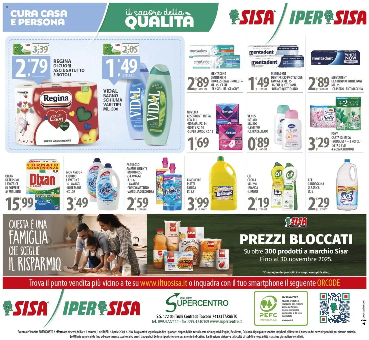Volantino SISA del 03.10.2025 | Pagina: 12 | Prodotti: Ammorbidente, Intimo, Asciugatutto, Lavanda