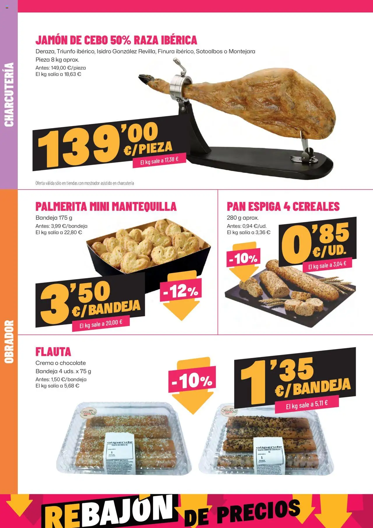 AhorraMas folleto │ válido desde el 21.08.2025 | Página: 4 | Productos: Jamón, Cereales, Συσκευή ροής, Bandeja