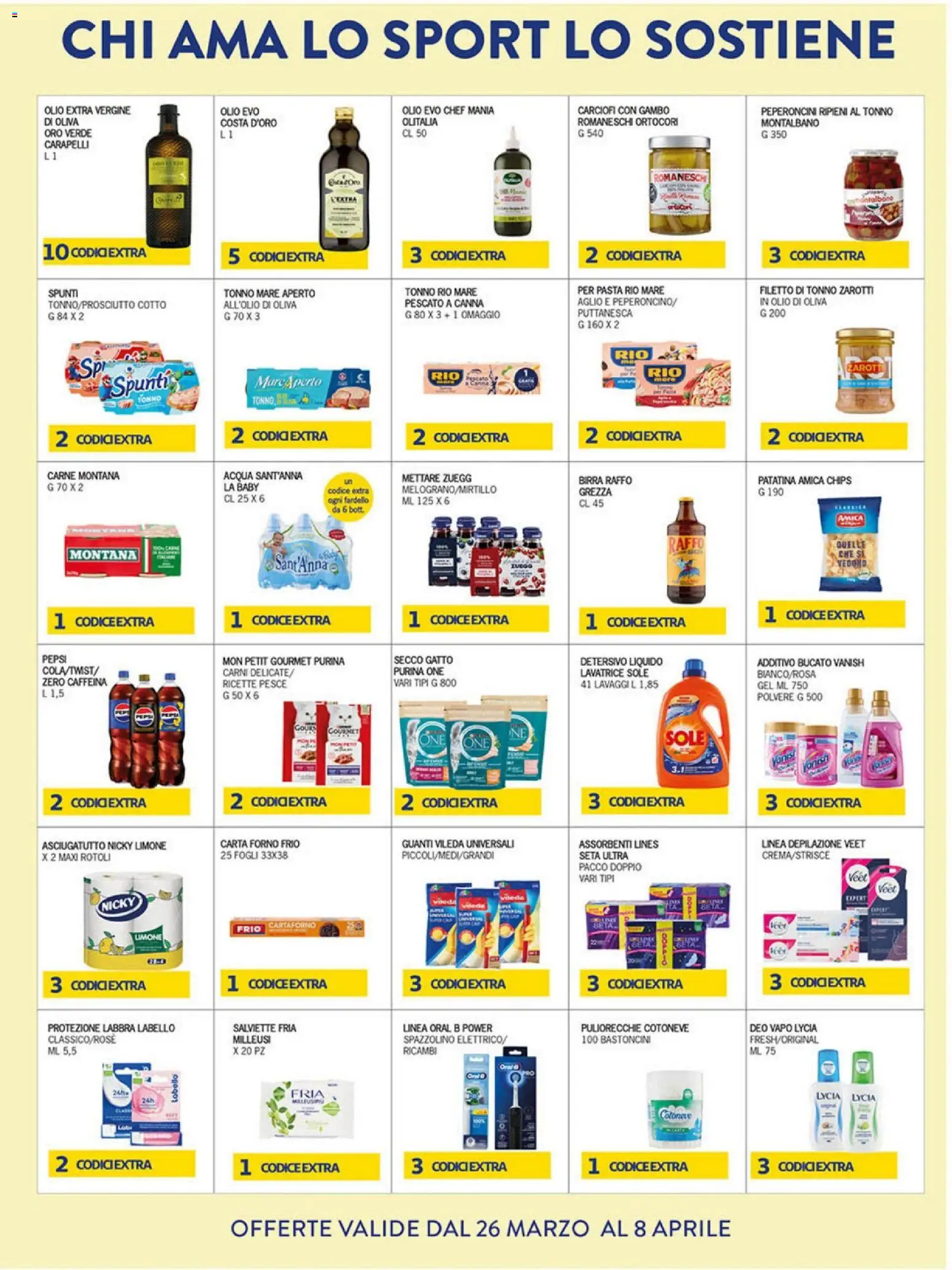 Volantino Coal del 26.03.2026 | Pagina: 15 | Prodotti: Pesce, Acqua, Forno, Carta forno