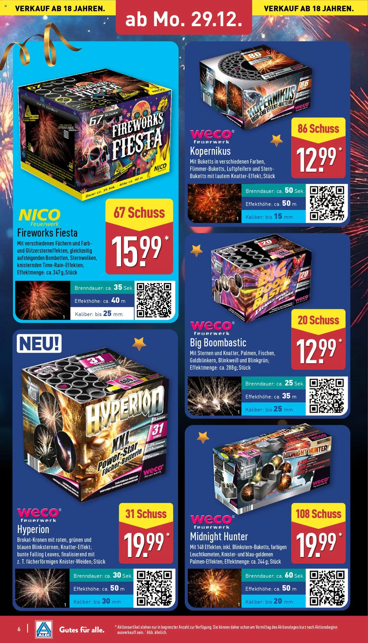 Aldi Feuerwerk – gültig ab 29.12.2025 | Seite: 6