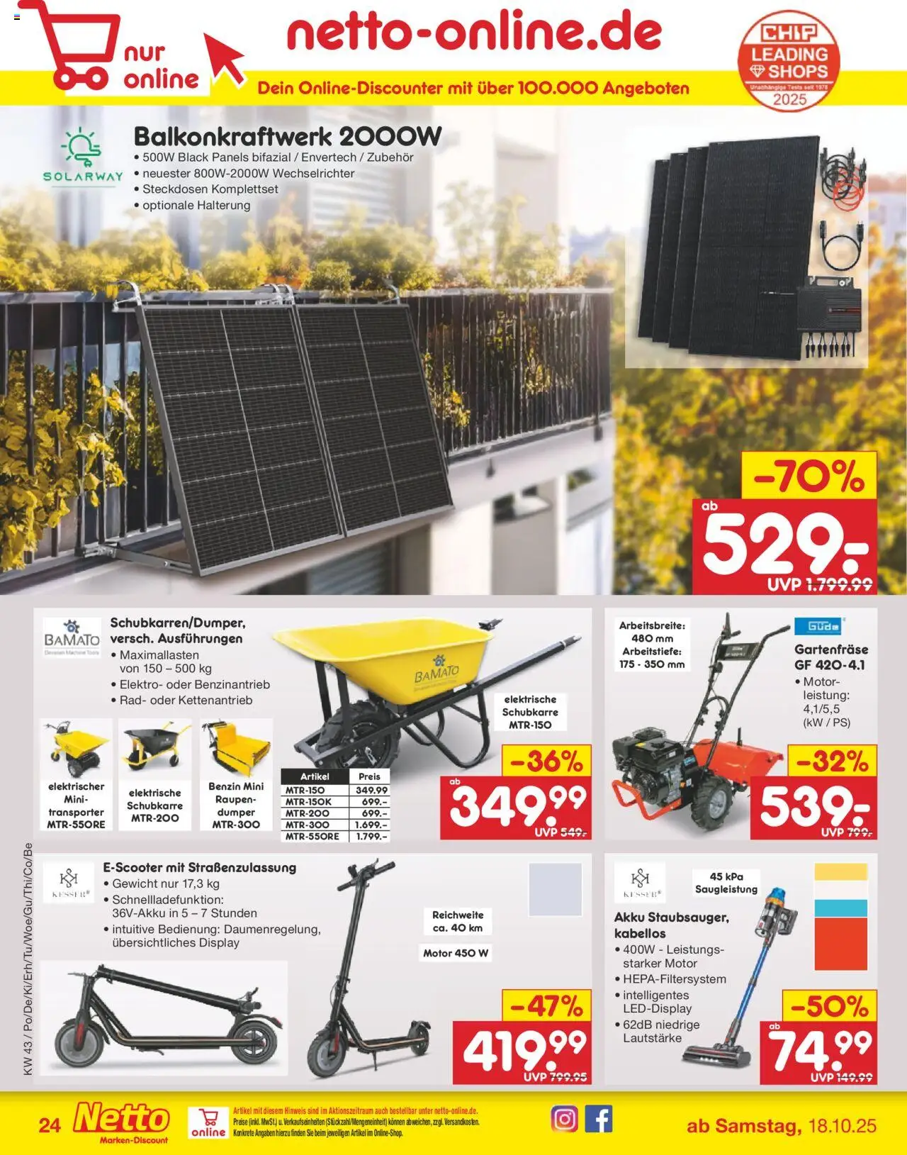 Netto Marken-Discount Prospekt 	 – gültig ab 20.10.2025 | Seite: 38 | Produkte: Gewicht