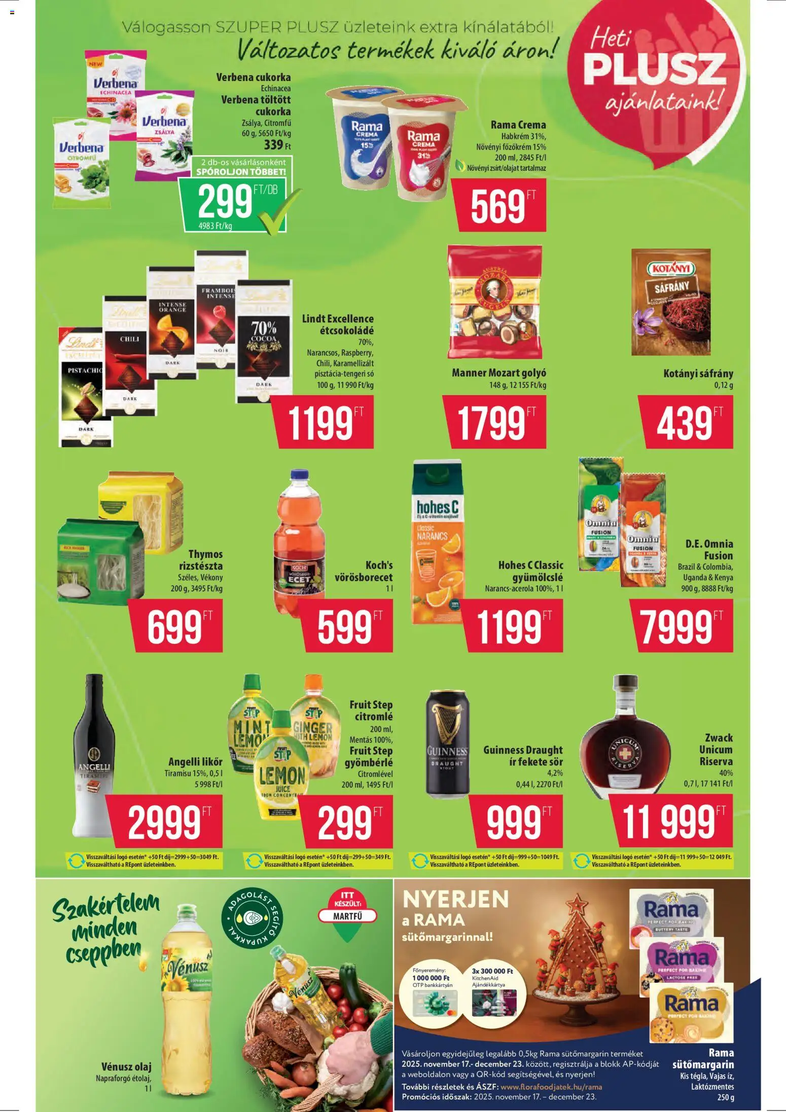 COOP akciós ujság - amely érvényes a következő dátumtól: 27.11.2025 | Oldal: 9 | Termékek: Chili, Rizstészta, Gyümölcslé, Likőr