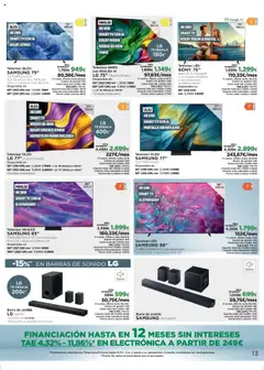 Vista previa El Corte Inglés ofertas válido desde el 06.10.2025 | Página: 13 | Productos: Καλαμάρι, Té, Televisor, Juega