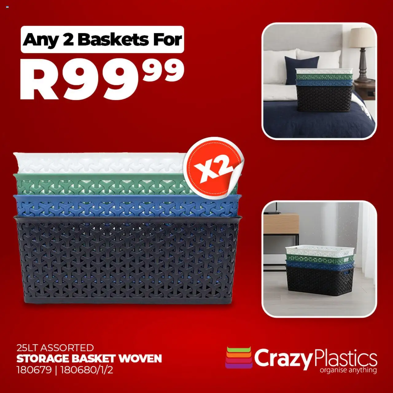 New Crazy Plastics catalogue – valid from 19.10.2025 | Page: 1 | Products: Basket