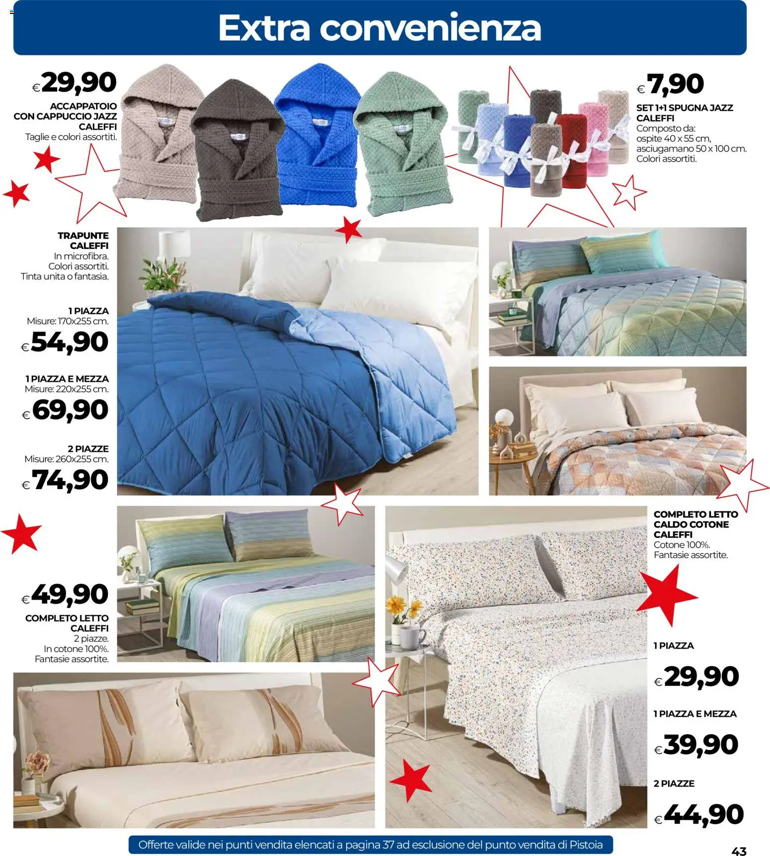 Volantino COOP del 16.12.2025 | Pagina: 43 | Prodotti: Spugna, Accappatoio, Cappuccio, Asciugamano