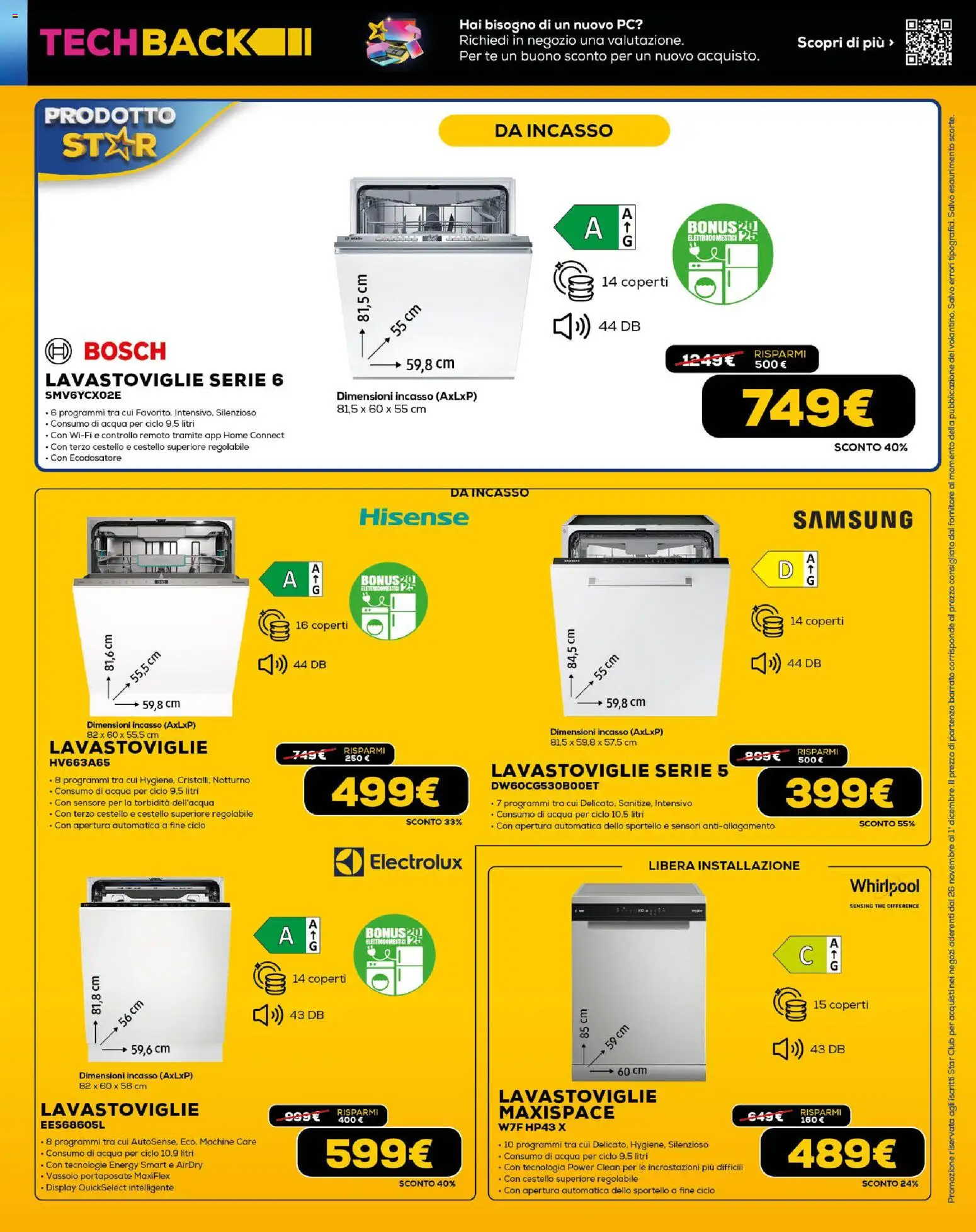 Volantino Euronics del 26.11.2025 | Pagina: 29 | Prodotti: Tè, Acqua, The, Portaposate