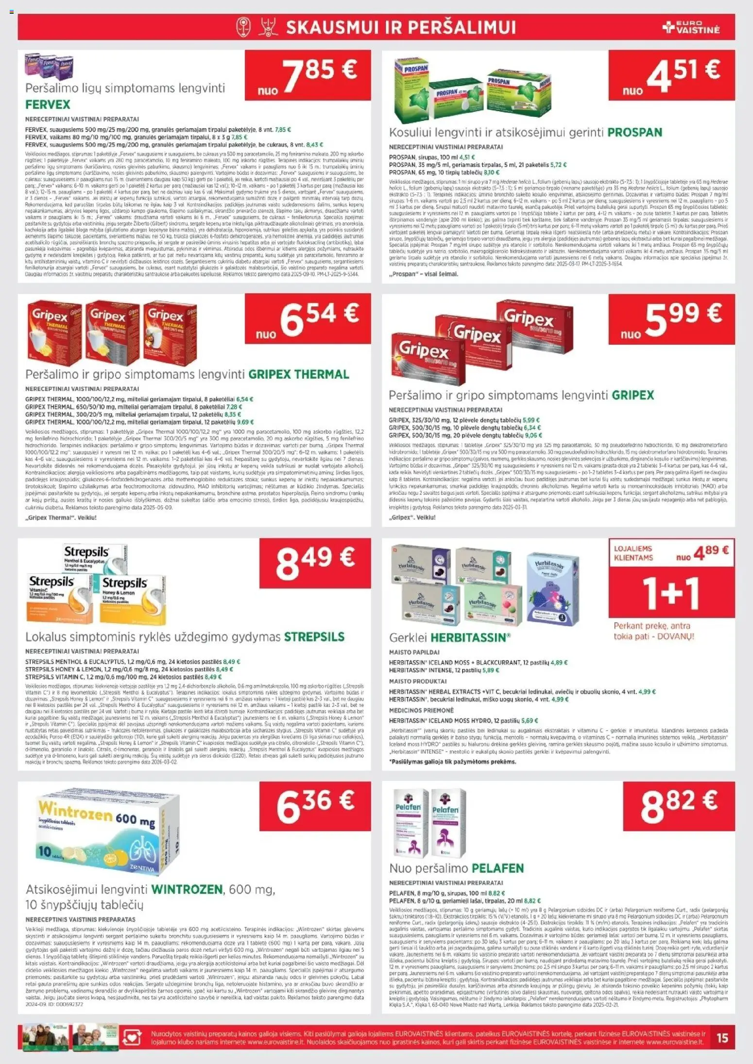 EUROVAISTINĖ akcijos nuo 31.03.2026 | Puslapis: 15 | Prekių: Ledinukai