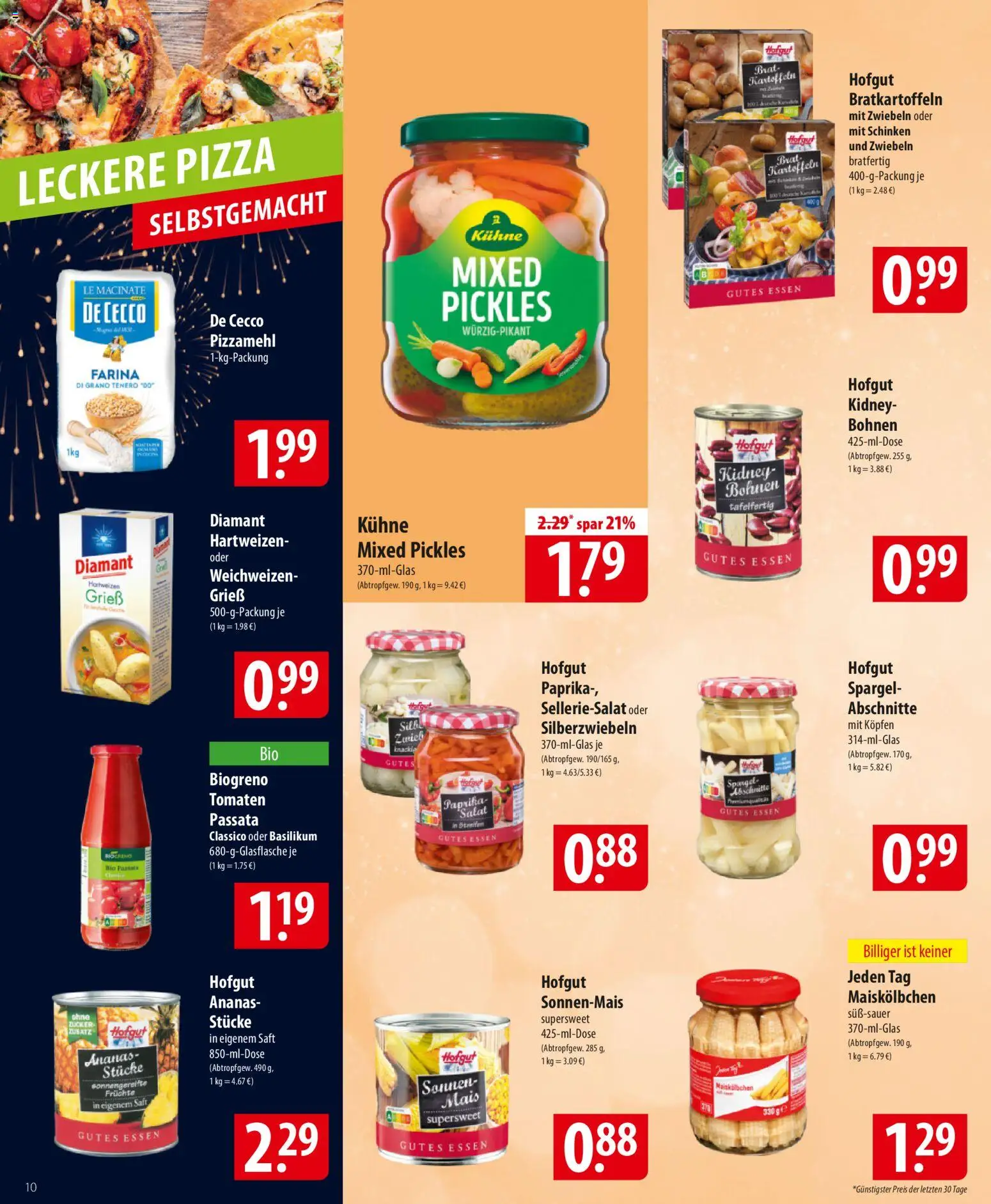 Famila Prospekt 	 – gültig ab 29.12.2025 | Seite: 10 | Produkte: Tomaten, Kartoffeln, Paprika, Salat