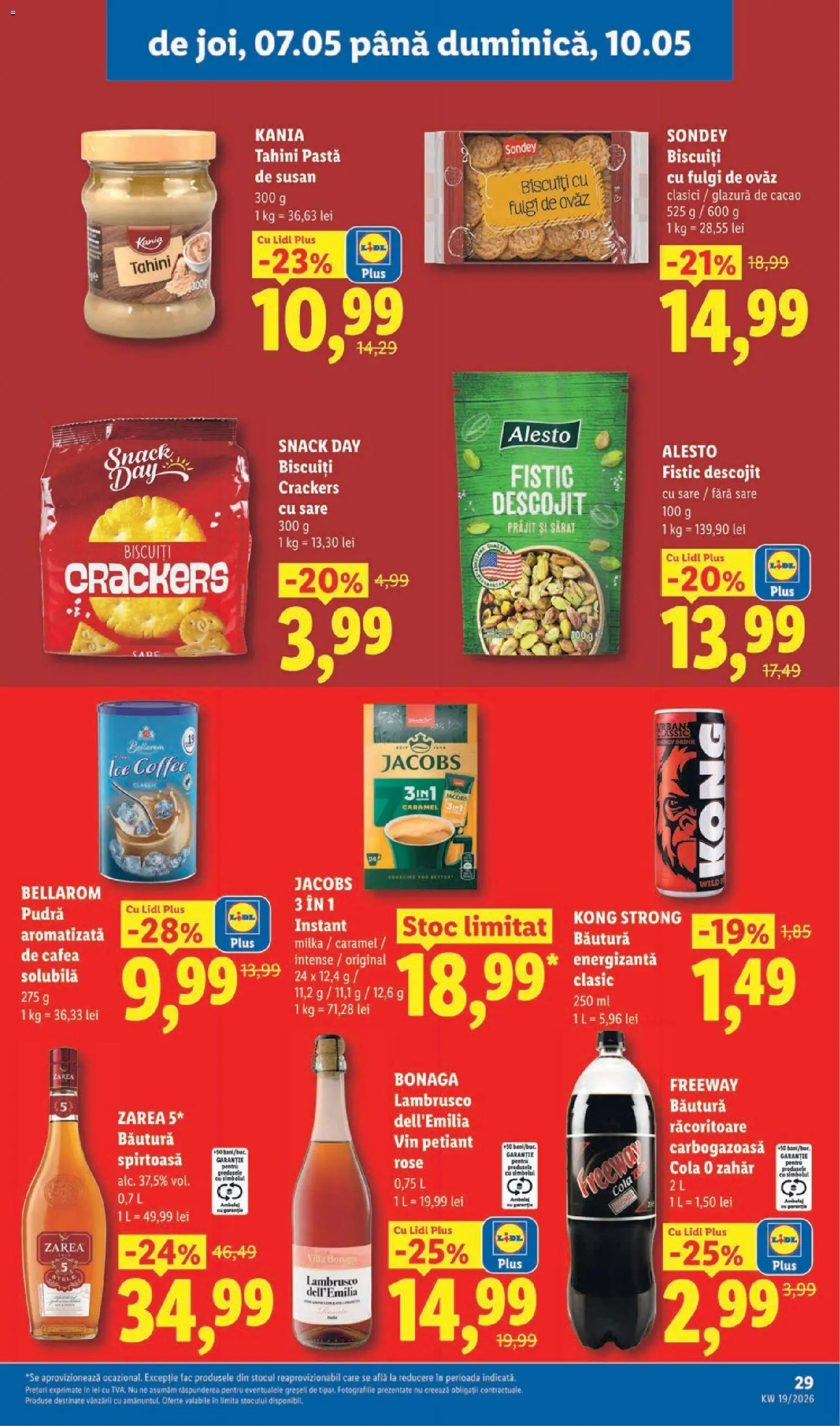 Noul catalog Lidl – valabil de la 04.05.2026 | Pagină: 29 | Produse: Amerikan servis, Köpek çiti, Fistic, Biscuiți