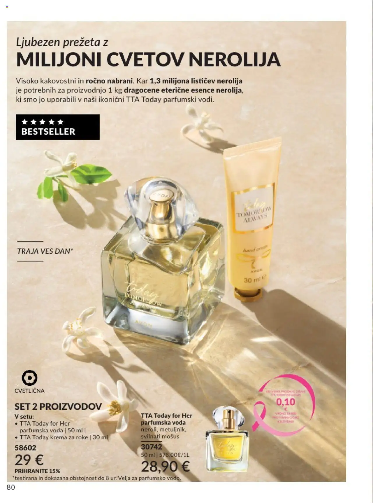 Avon katalog │ velja od 01.07.2025 | Stran: 80 | Izdelki: Krema, Krema za roke, Voda, Parfumska voda
