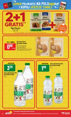 POLOmarket Gazetka od 02.07.2025 | Strona: 18 | Produkty: Ocet spirytusowy, Ocet, Gorczyca, Mąka pszenna razowa