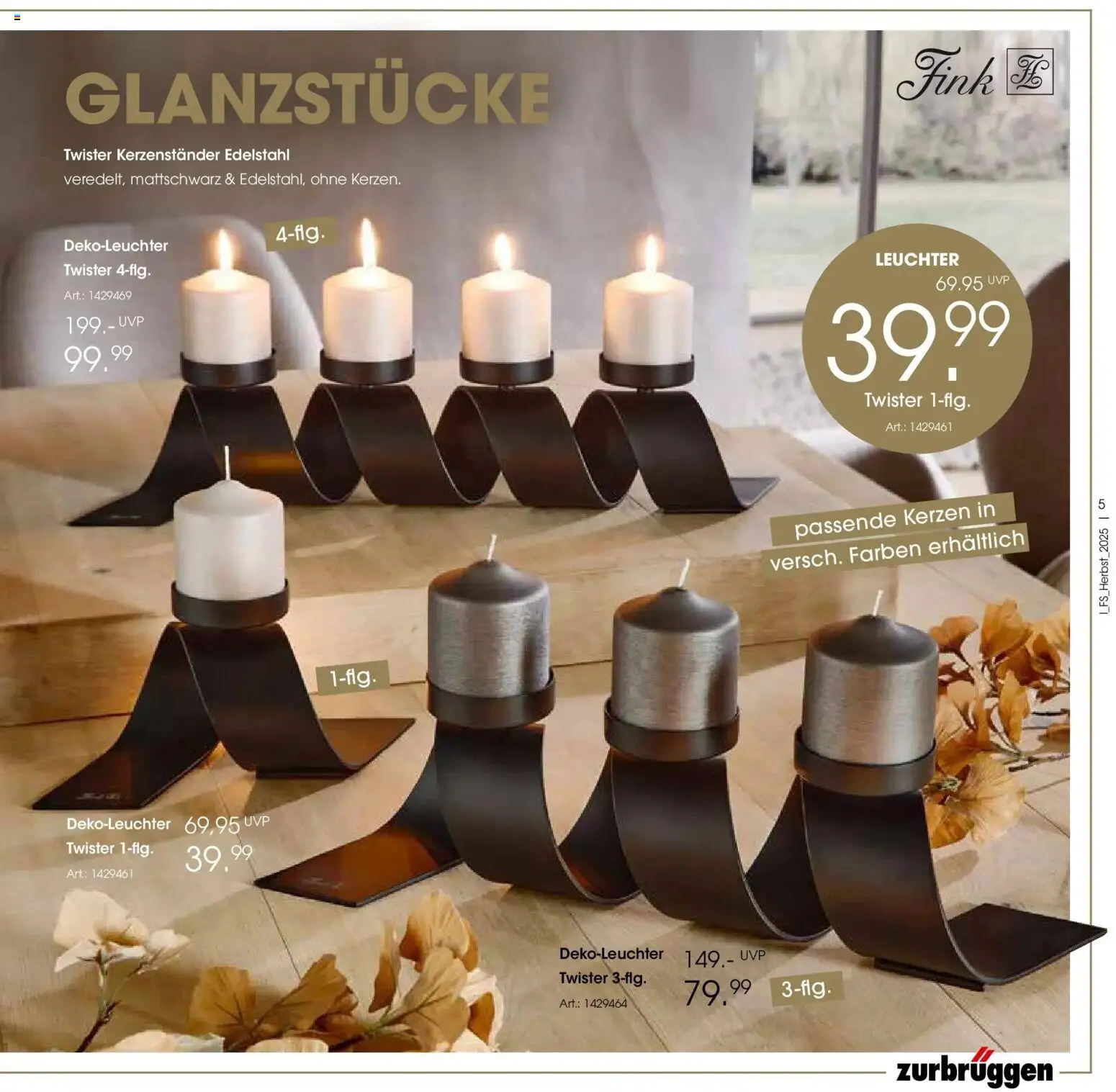 Zurbrüggen - Zurbrüggen: Raum für neue Lieblingsstücke – gültig ab 19.10.2025 | Seite: 5