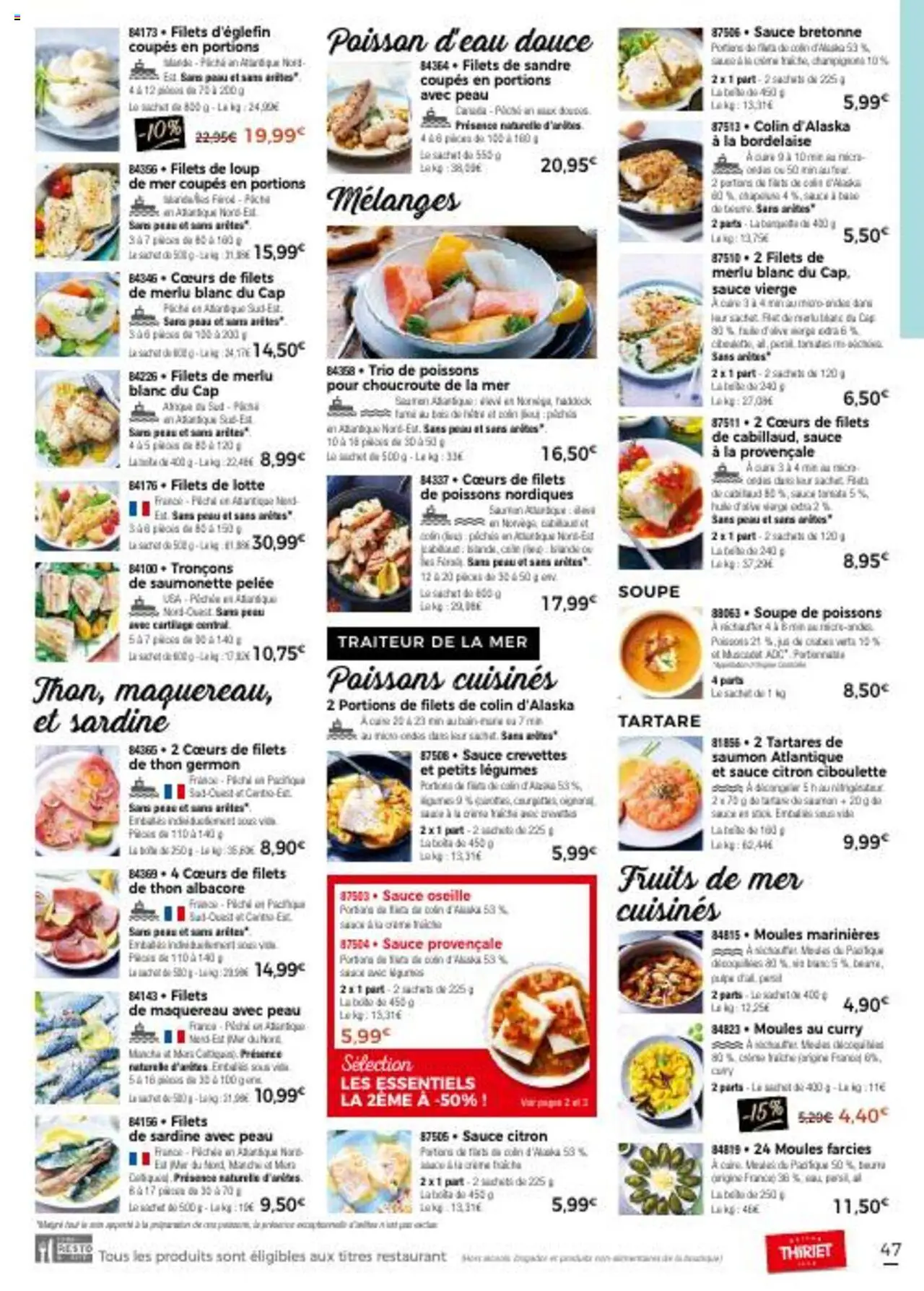  | Page: 47 | Produits: Citron, Oseille, Curry, Thon