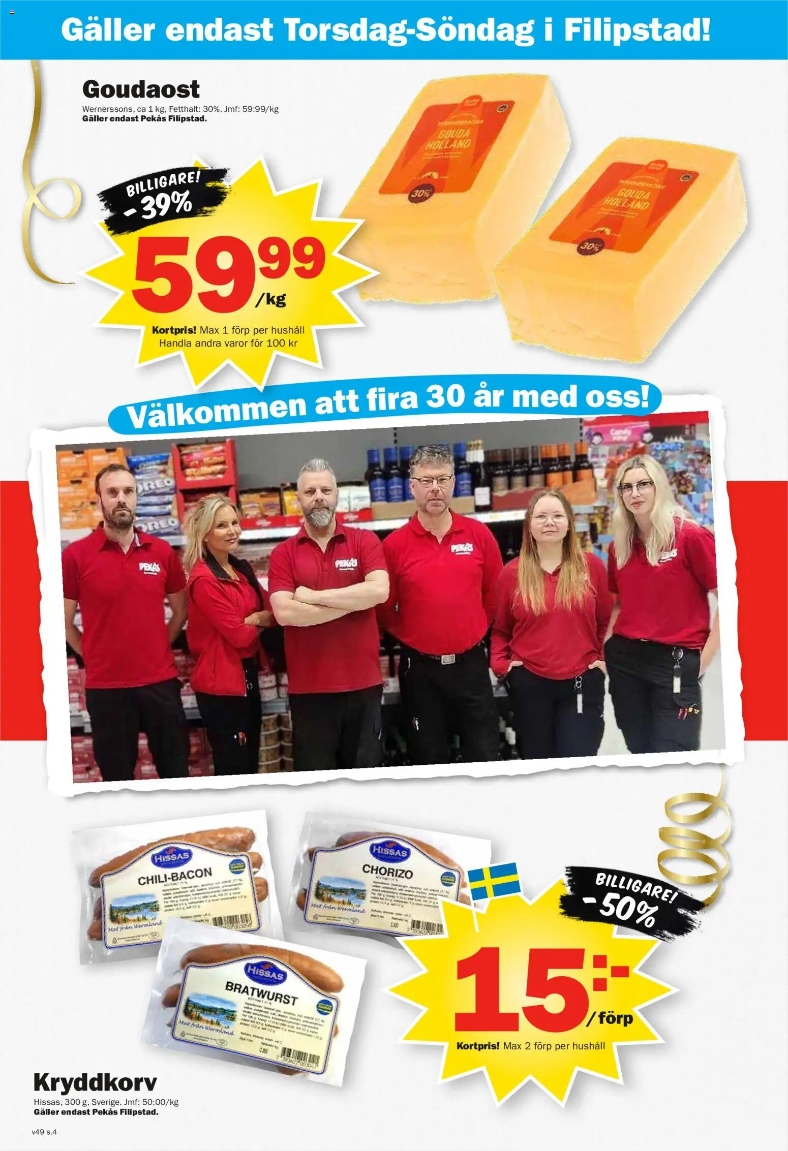 Pekås reklamblad aktuell från 01.12.2025 | Sida: 4