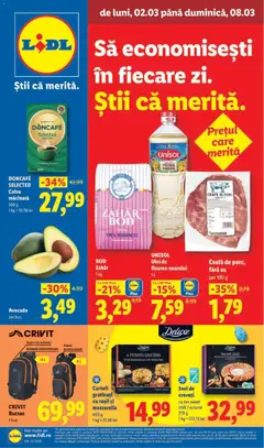Ofertele Lidl valabile de la 02.03.2026