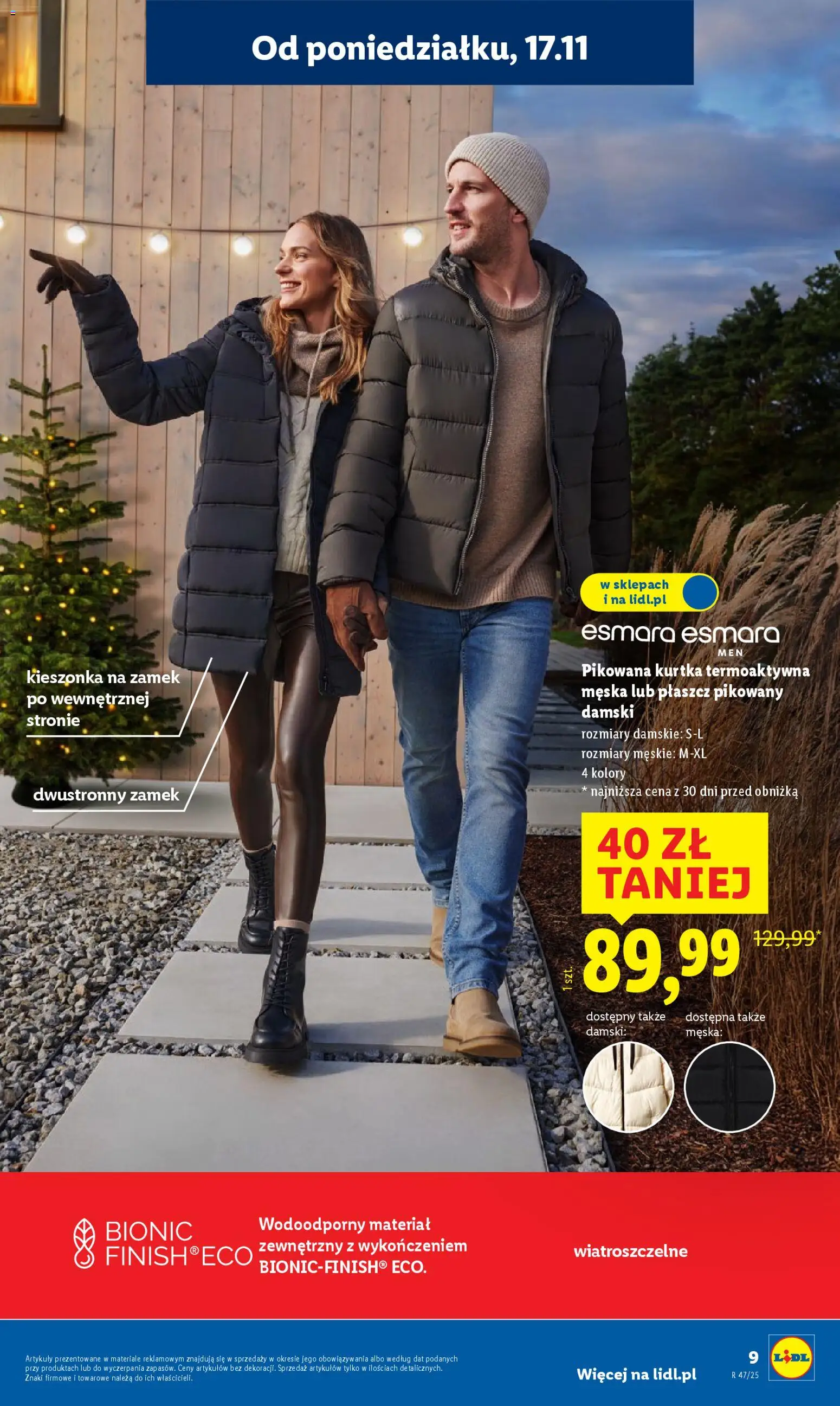 Lidl Black Friday od 17.11.2025 | Strona: 13 | Produkty: Kurtka, Płaszcz