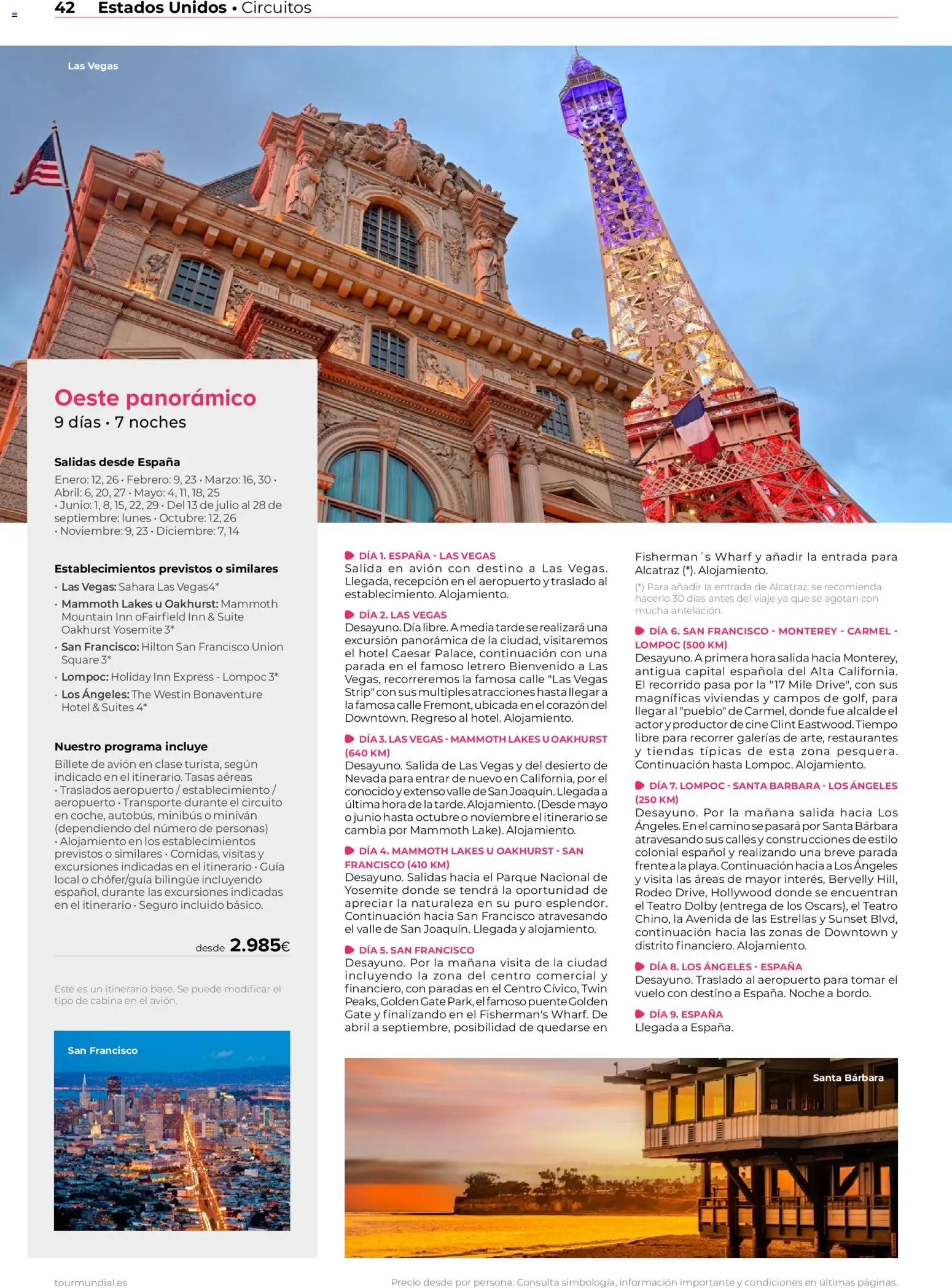 Viajes El Corte Inglés Norteamérica y Caribe │ válido desde el 01.01.2026 | Página: 42