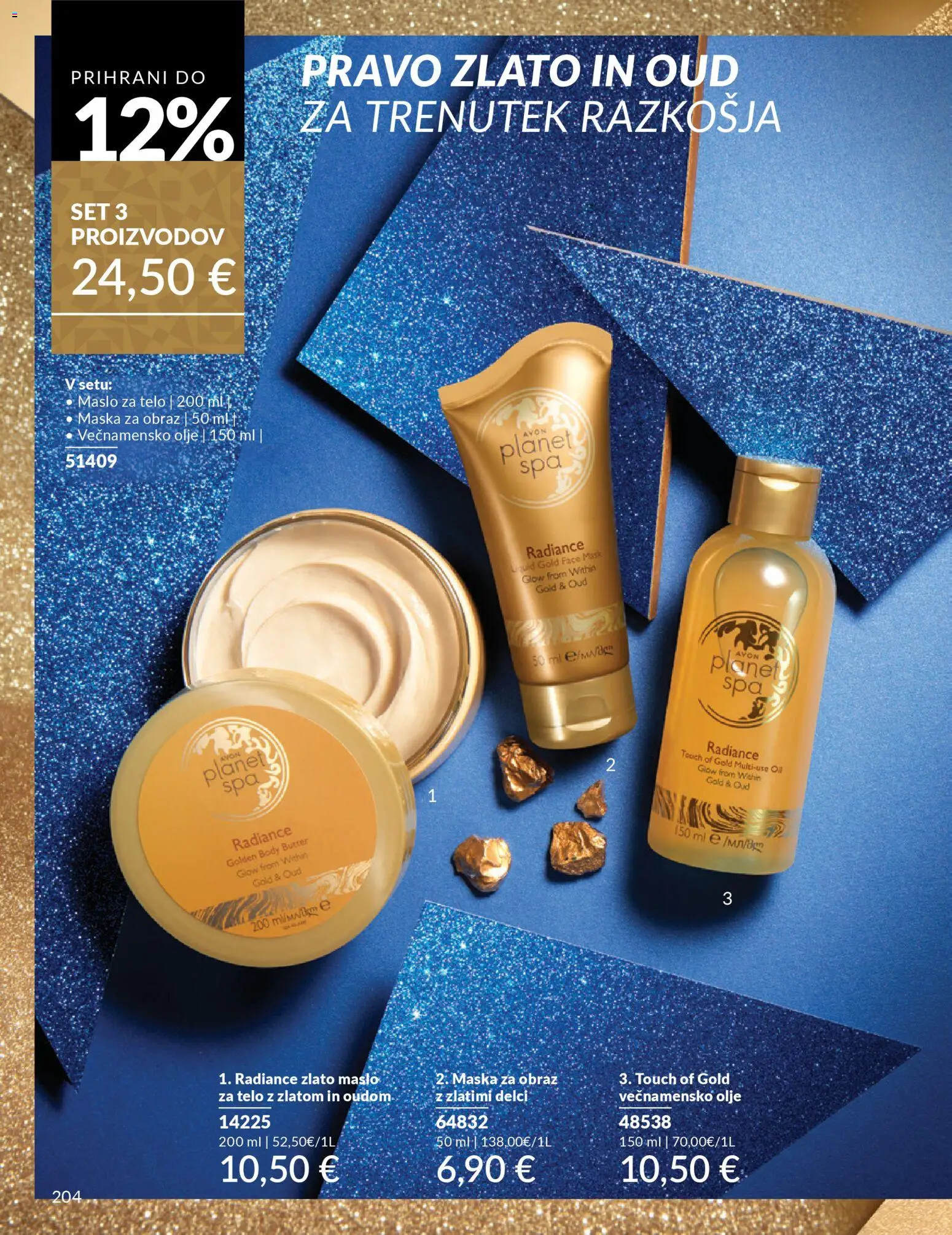 Novi Avon katalog ponudbe – veljaven od 01.10.2025 | Stran: 204 | Izdelki: Maska za obraz, Maska, Maslo, Olje