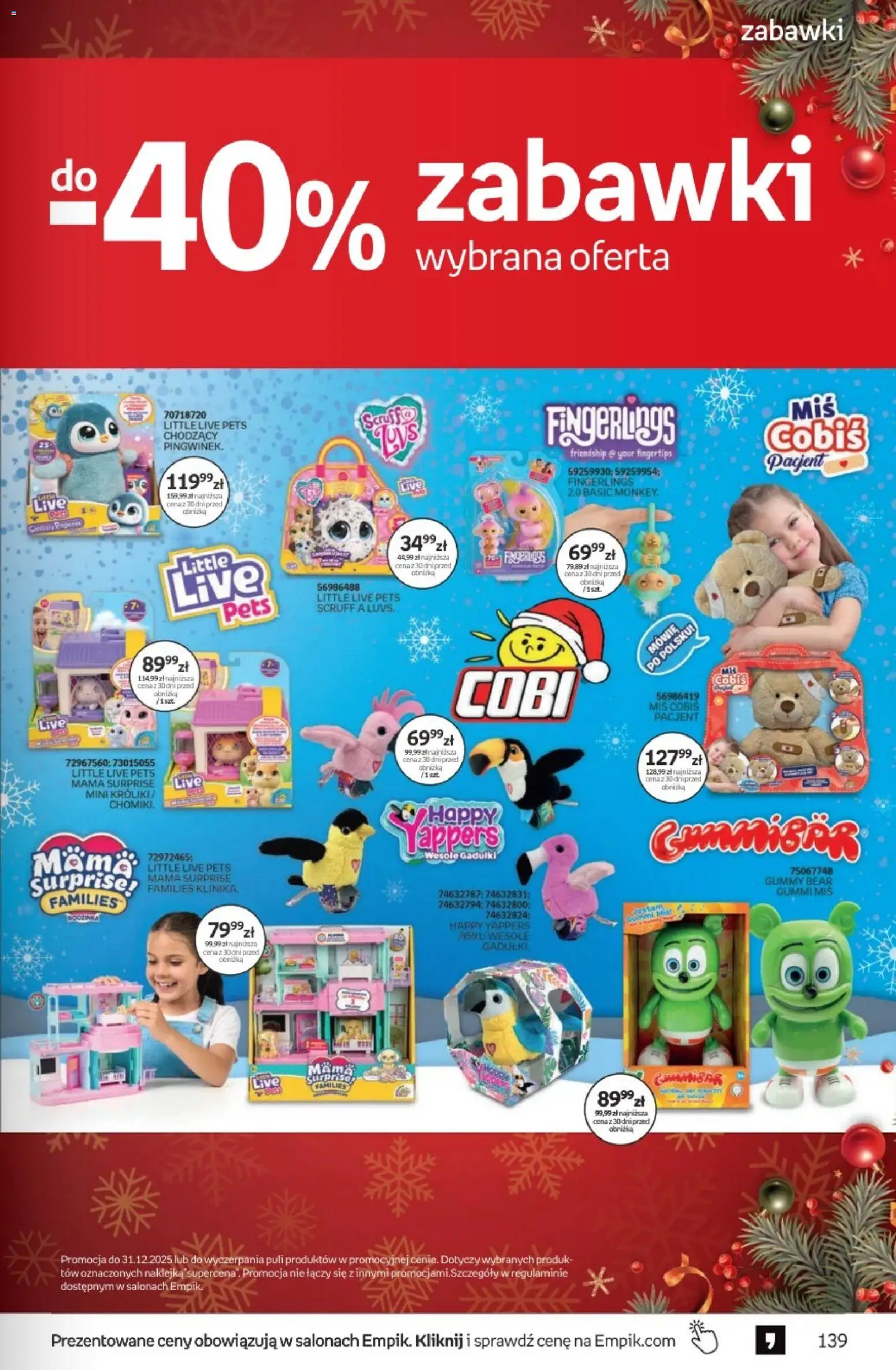 Empik promocje - Tom kultury Zabawki od 10.12.2025 | Strona: 15