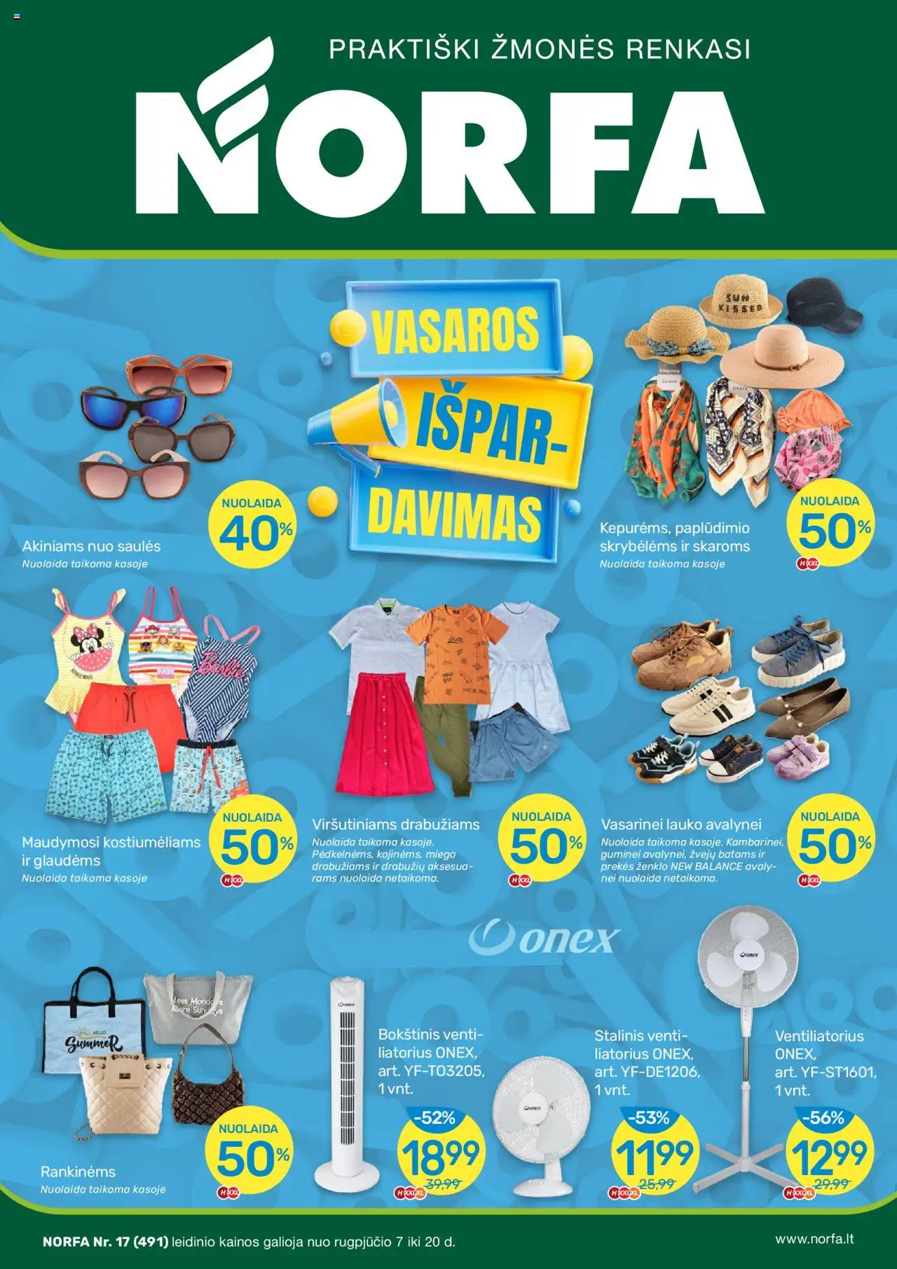 NORFA leidinys│galioja nuo 07.08.2025 | Puslapis: 1 | Prekių: Ventiliatorius